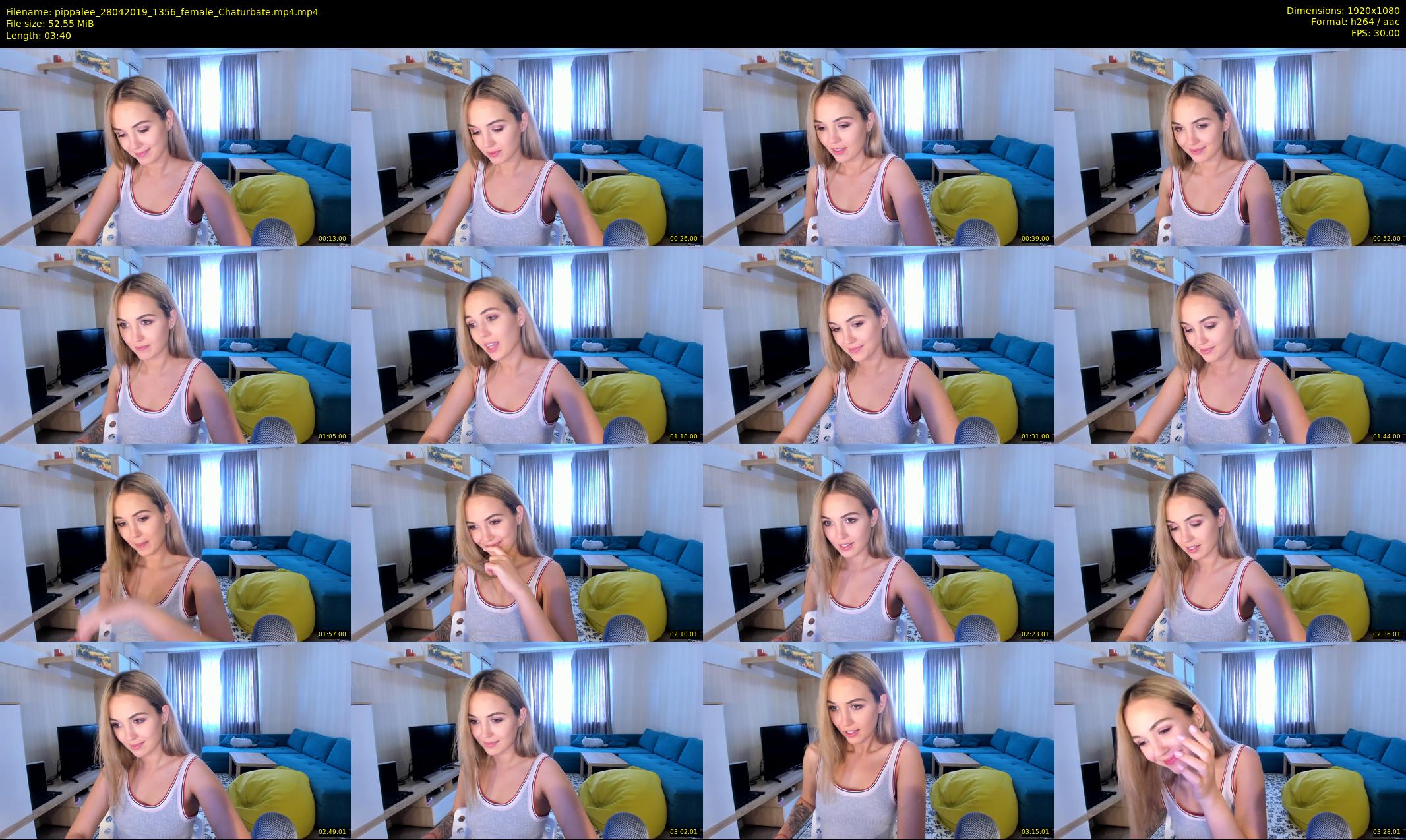 pippalee — 4 minute Chaturbate female cam show recording, 1080p, Apr 28, 2019