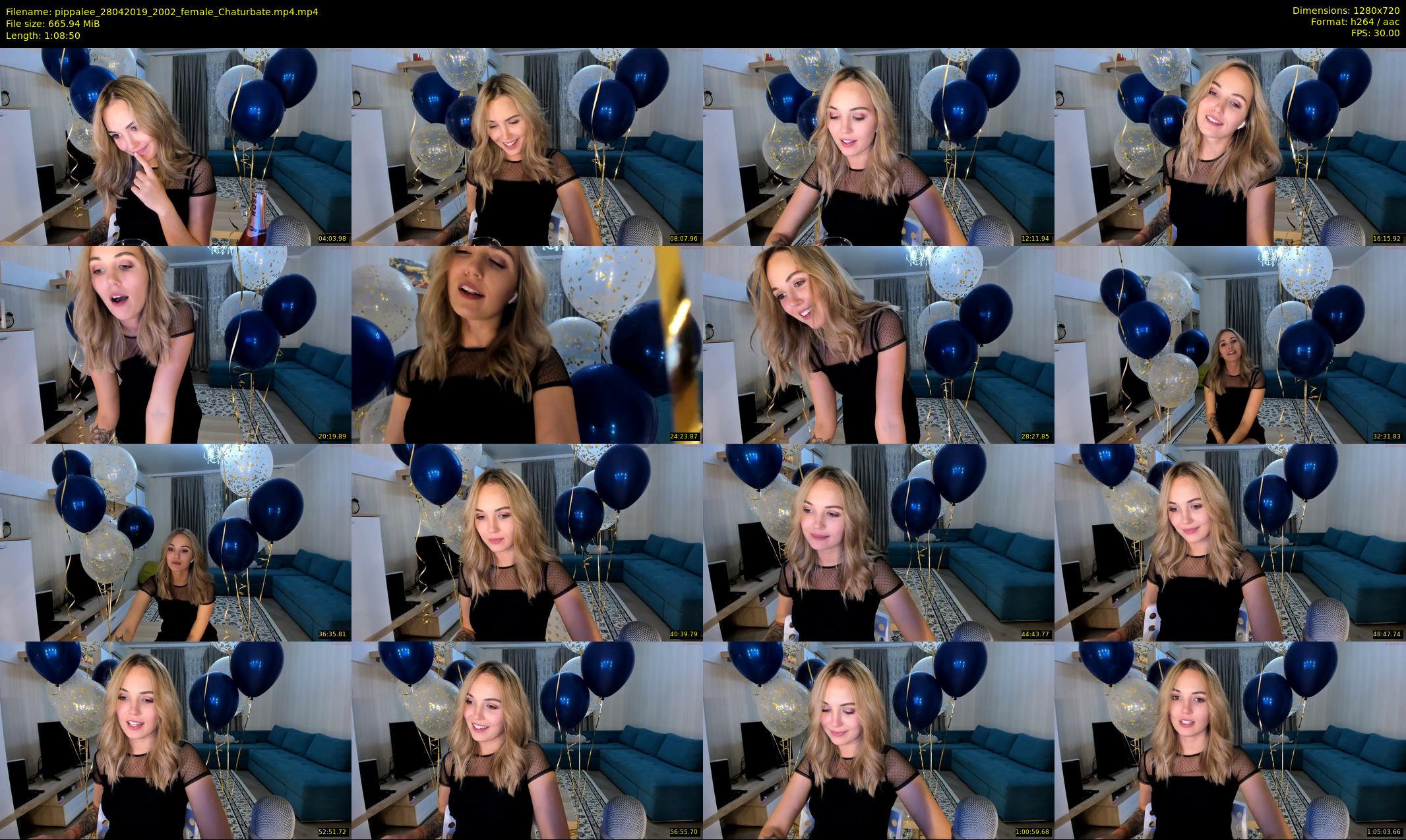 pippalee — 69 minute Chaturbate female cam show recording, 720p, Apr 28, 2019