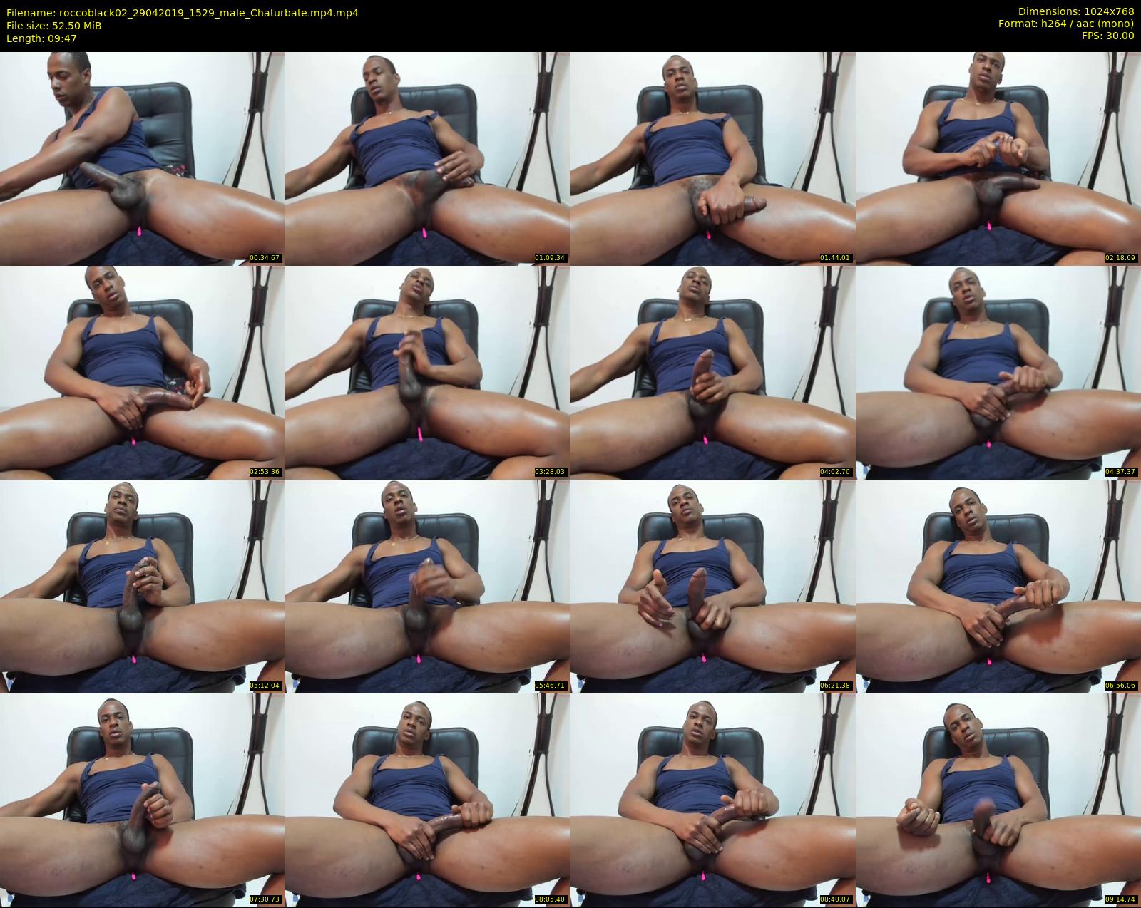 roccoblack02 — 10 minute Chaturbate male cam show recording, 720p, Apr 29, 2019