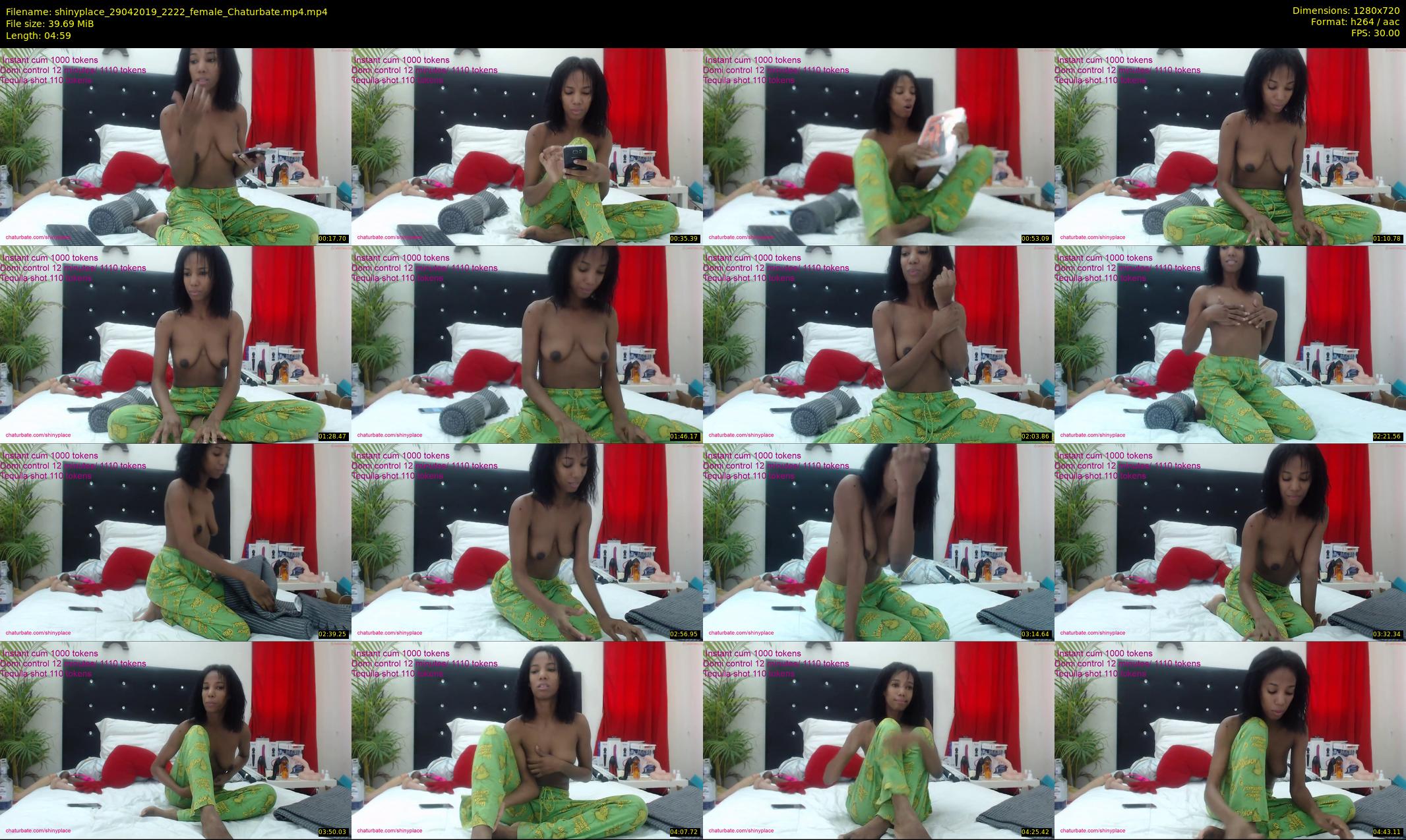 shinyplace — 5 minute Chaturbate couple cam show recording, 720p, Apr 29, 2019