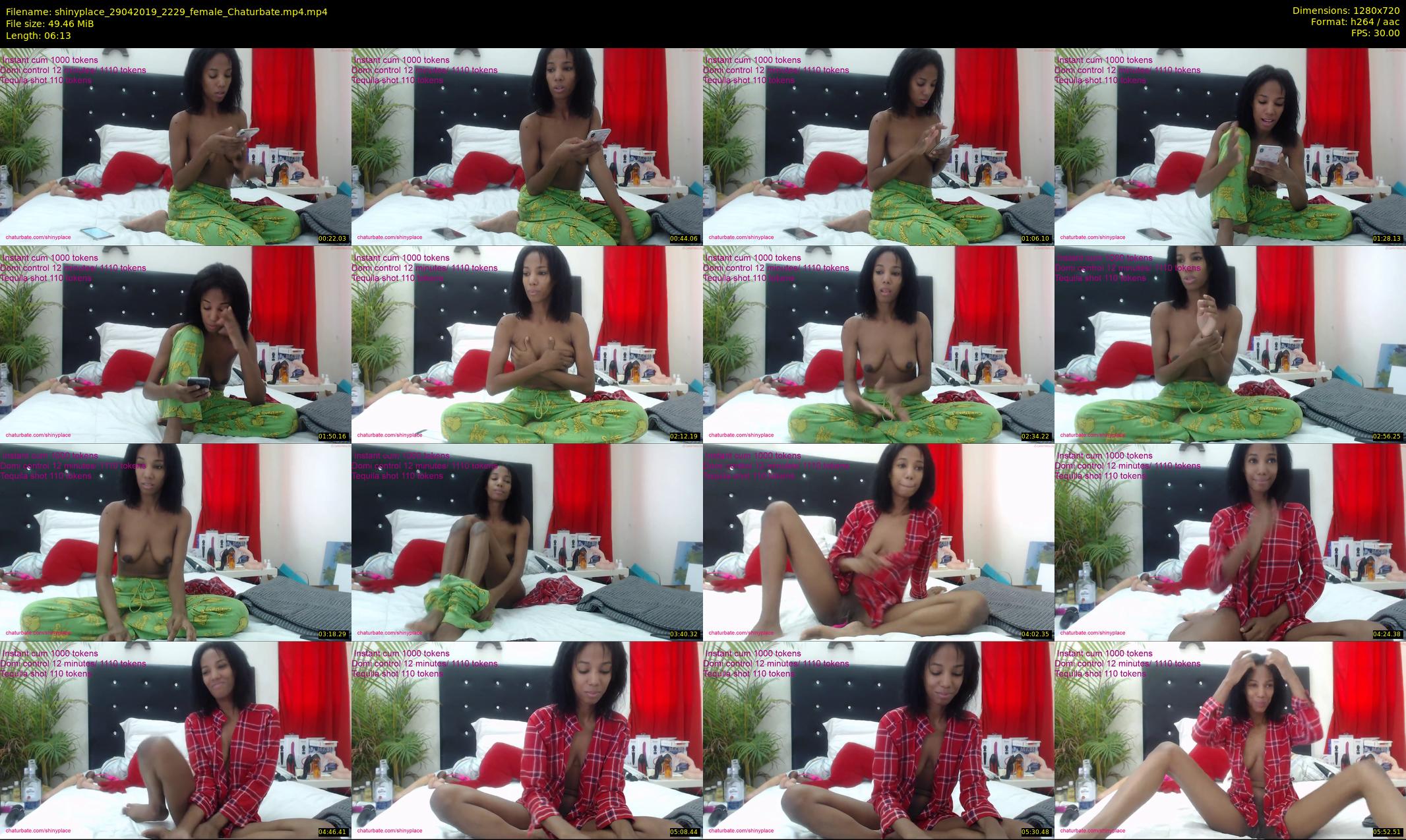 shinyplace — 7 minute Chaturbate couple cam show recording, 720p, Apr 29, 2019