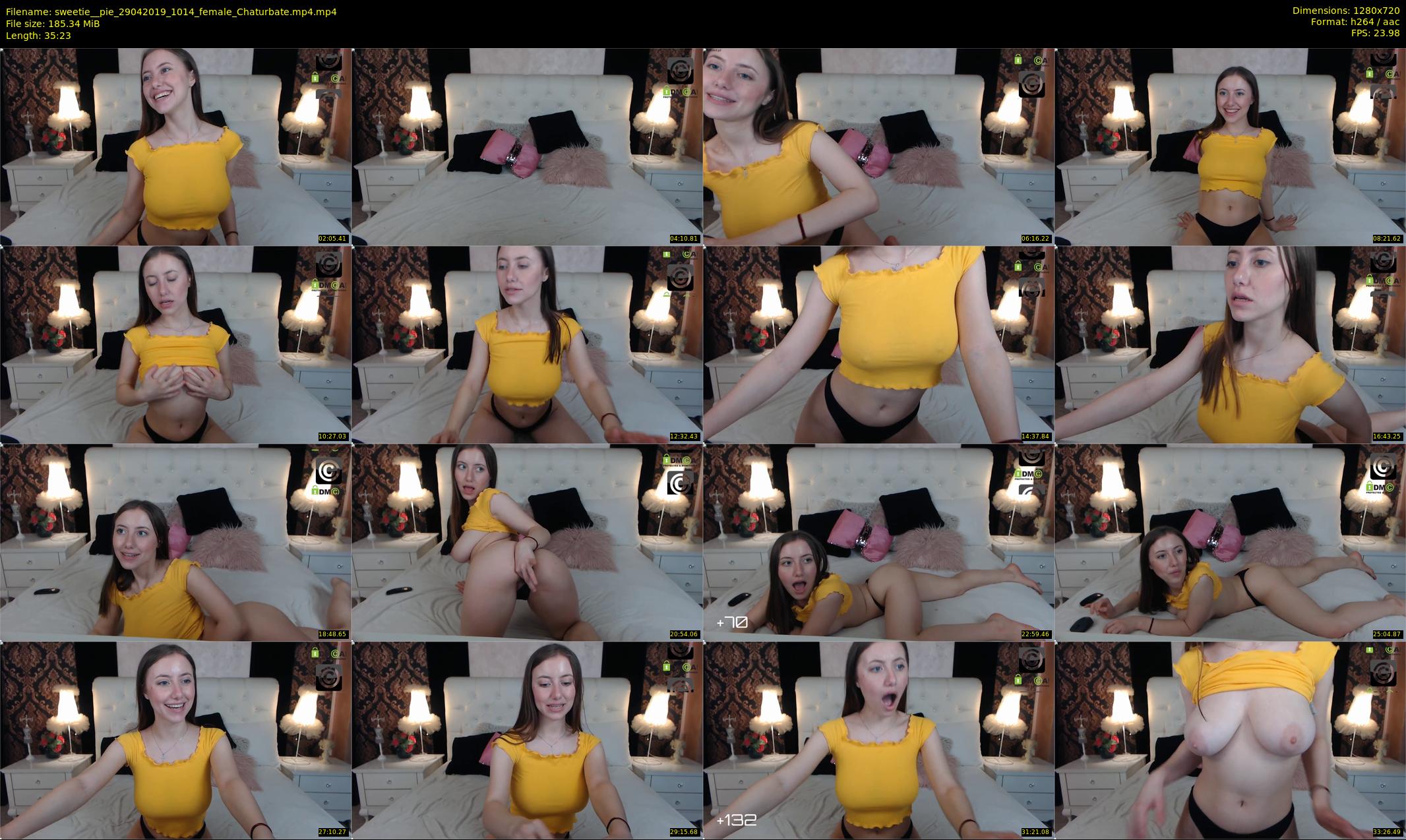sweetie__pie — 36 minute Chaturbate female cam show recording, 720p, Apr 29, 2019