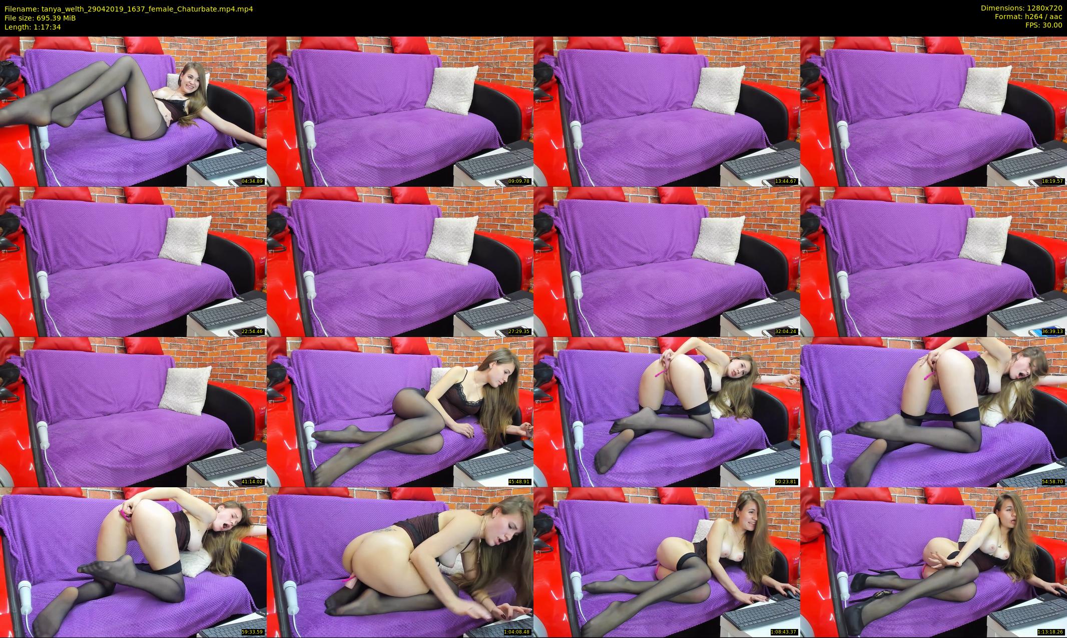 tanya_welth — 78 minute Chaturbate female cam show recording, 720p, Apr 29, 2019