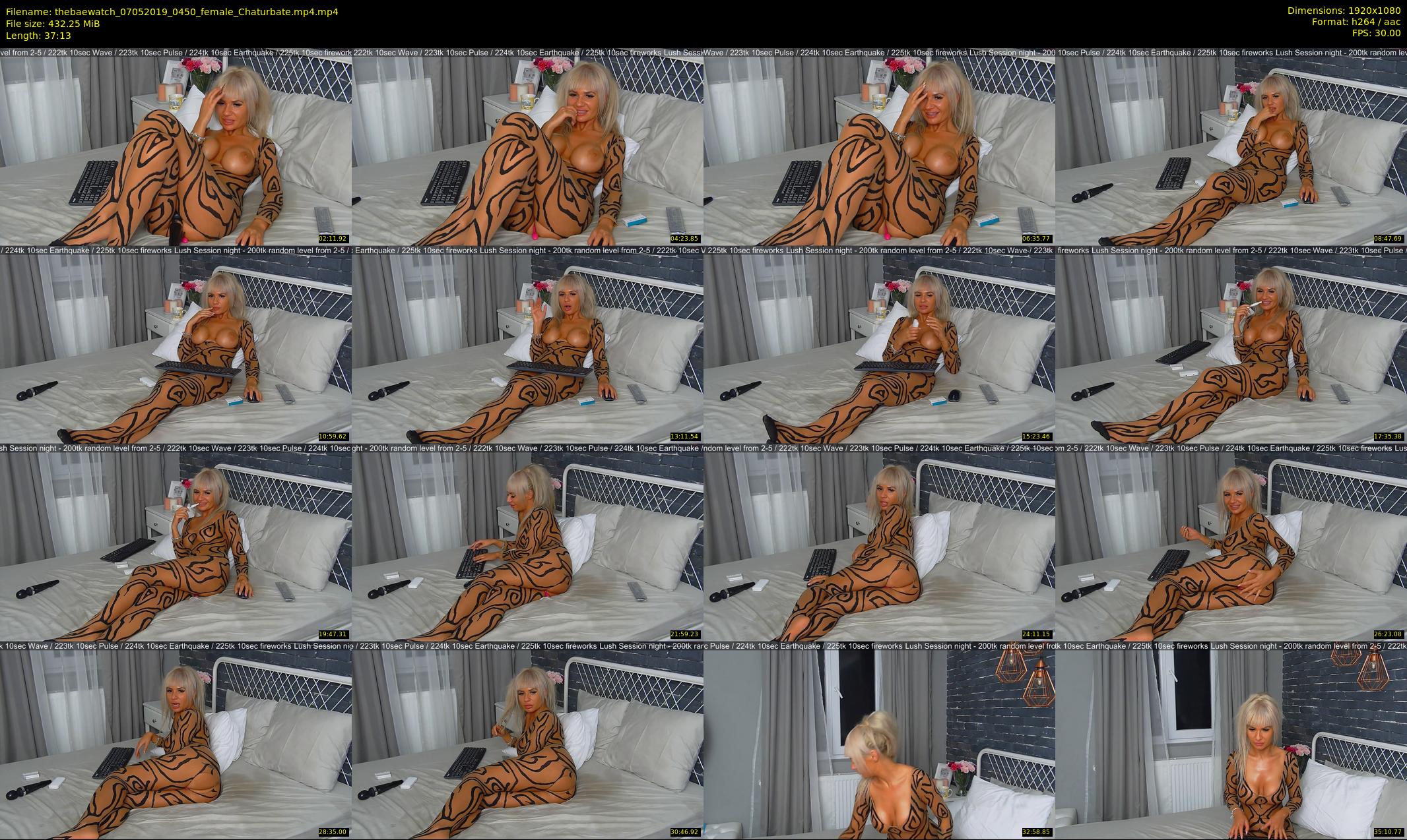 thebaewatch — 38 minute Chaturbate female cam show recording, 1080p, May 7, 2019