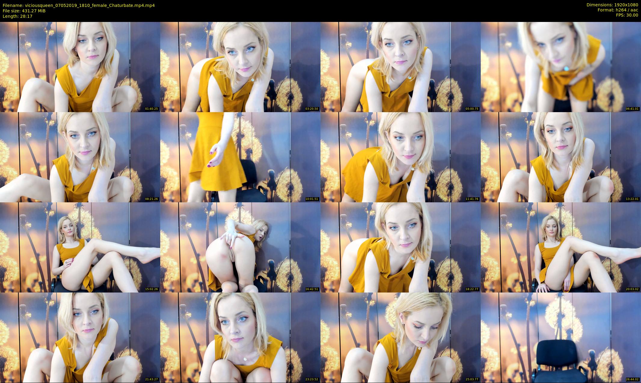 viciousqueen — 29 minute Chaturbate female cam show recording, 1080p, May 7, 2019