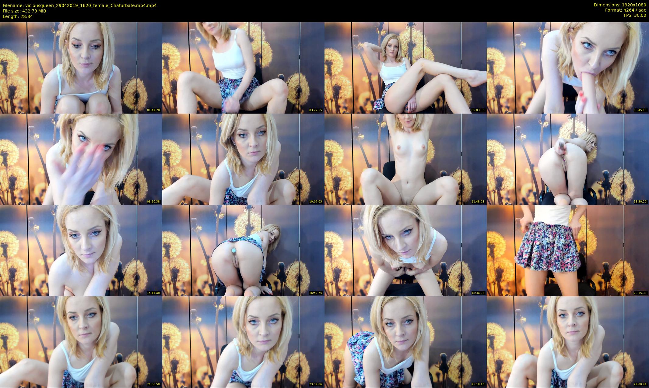 viciousqueen — 29 minute Chaturbate female cam show recording, 1080p, Apr 29, 2019