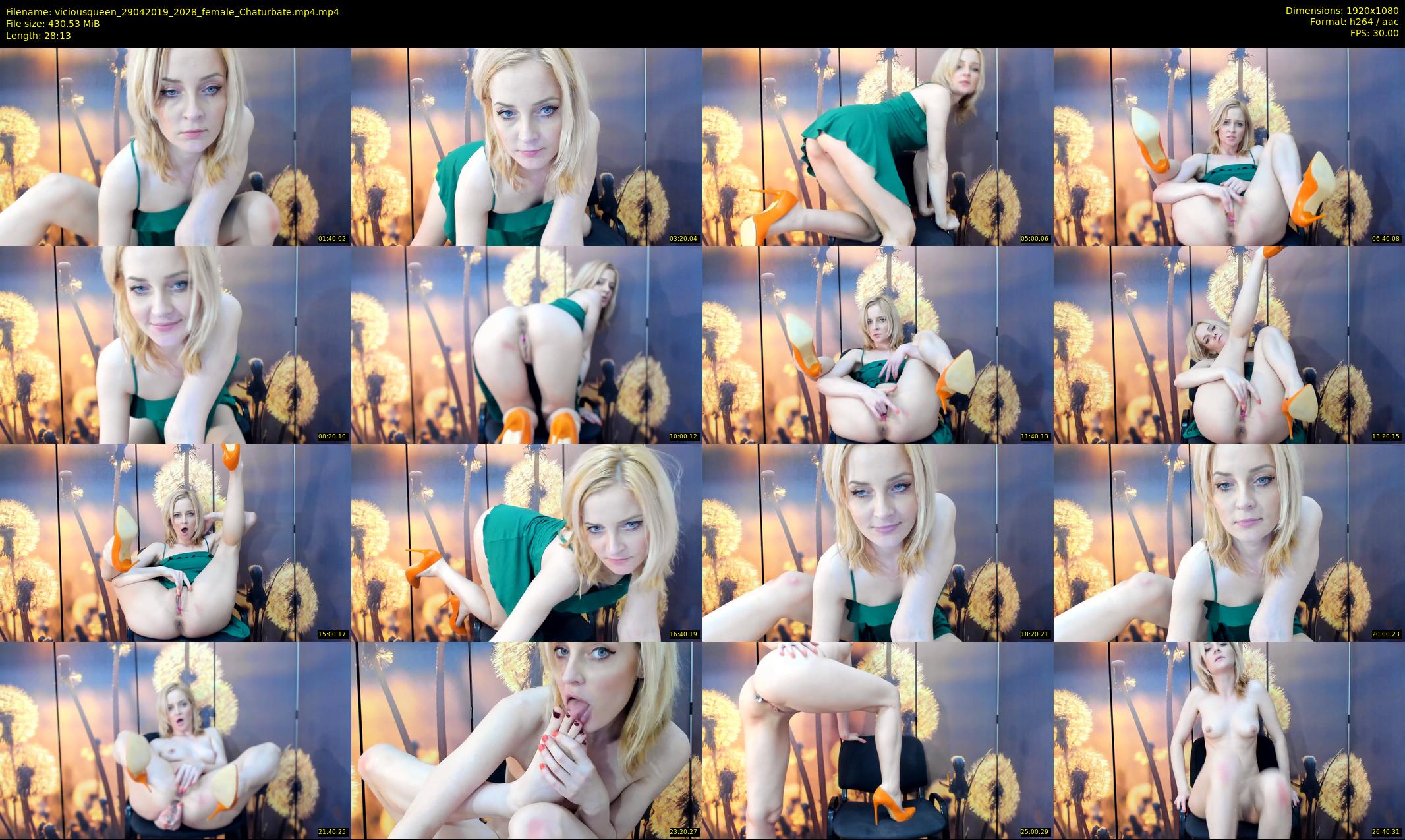 viciousqueen — 29 minute Chaturbate female cam show recording, 1080p, Apr 29, 2019