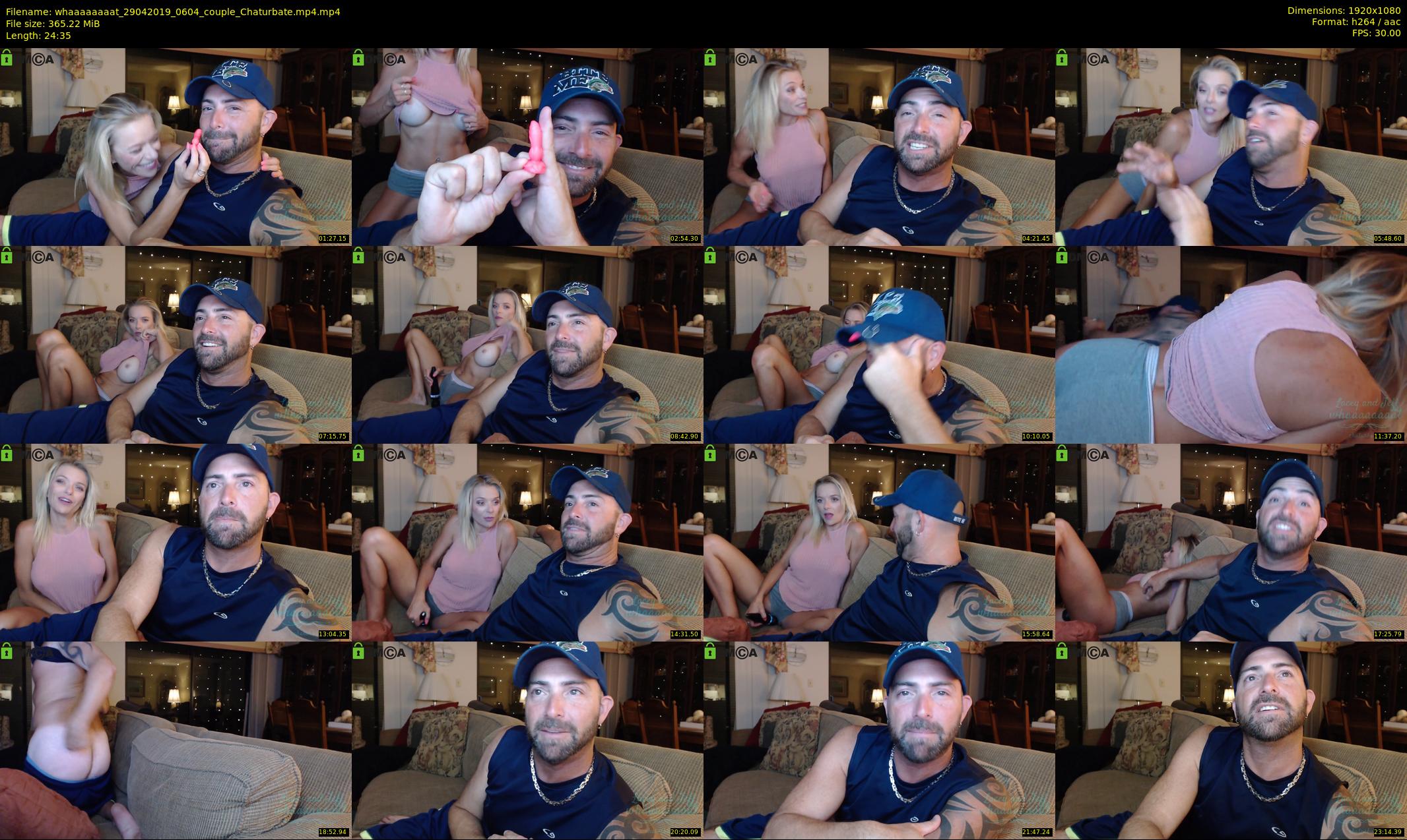 whaaaaaaaat — 25 minute Chaturbate couple cam show recording, 1080p, Apr 29, 2019