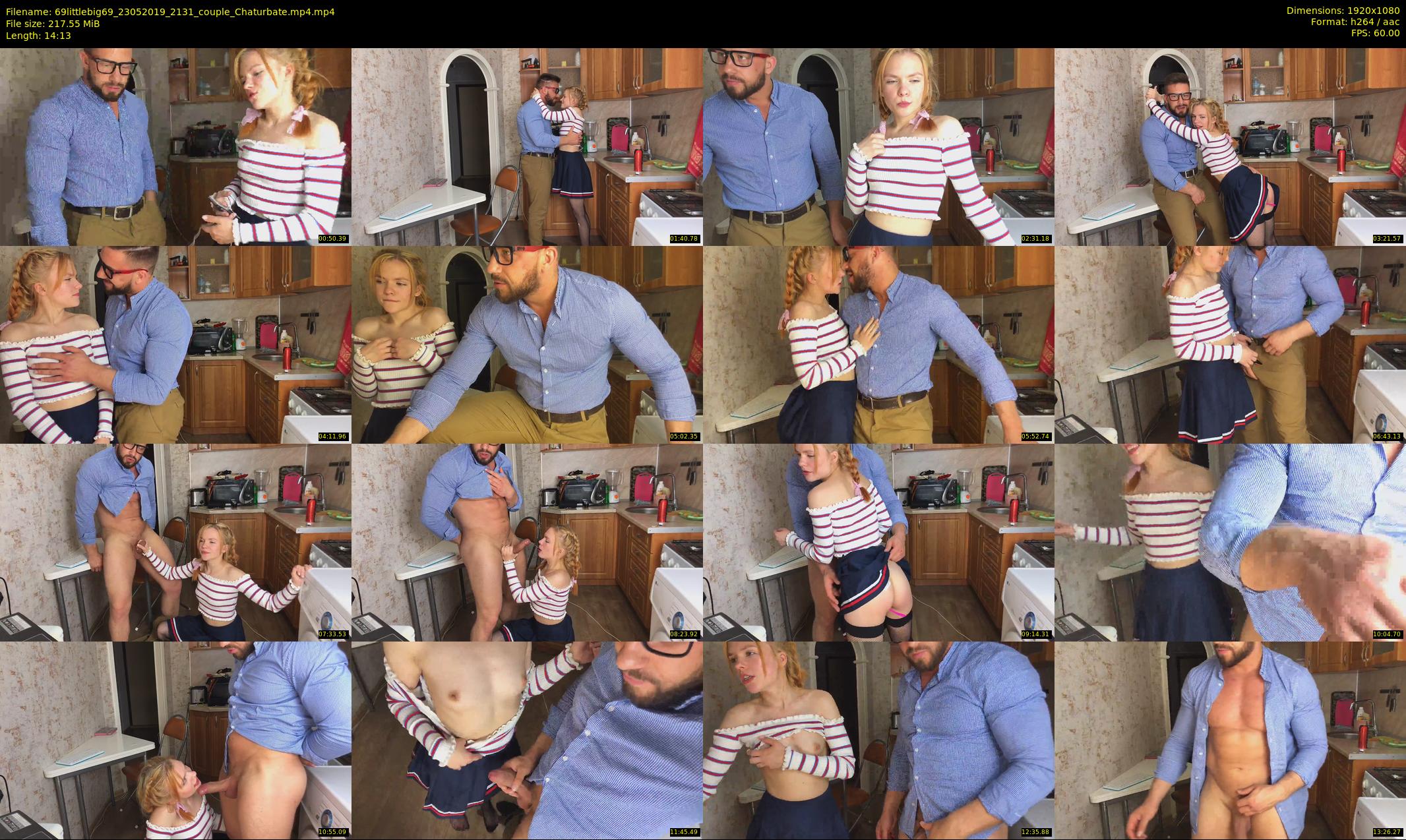 69littlebig69 — 15 minute Chaturbate couple cam show recording, 1080p, May 23, 2019