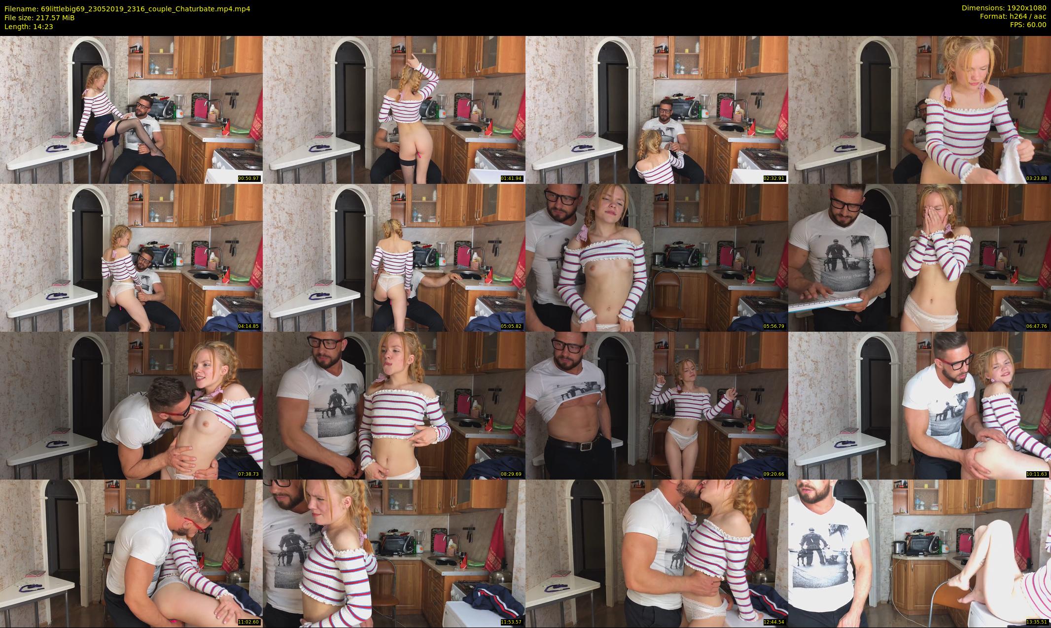69littlebig69 — 15 minute Chaturbate couple cam show recording, 1080p, May 23, 2019