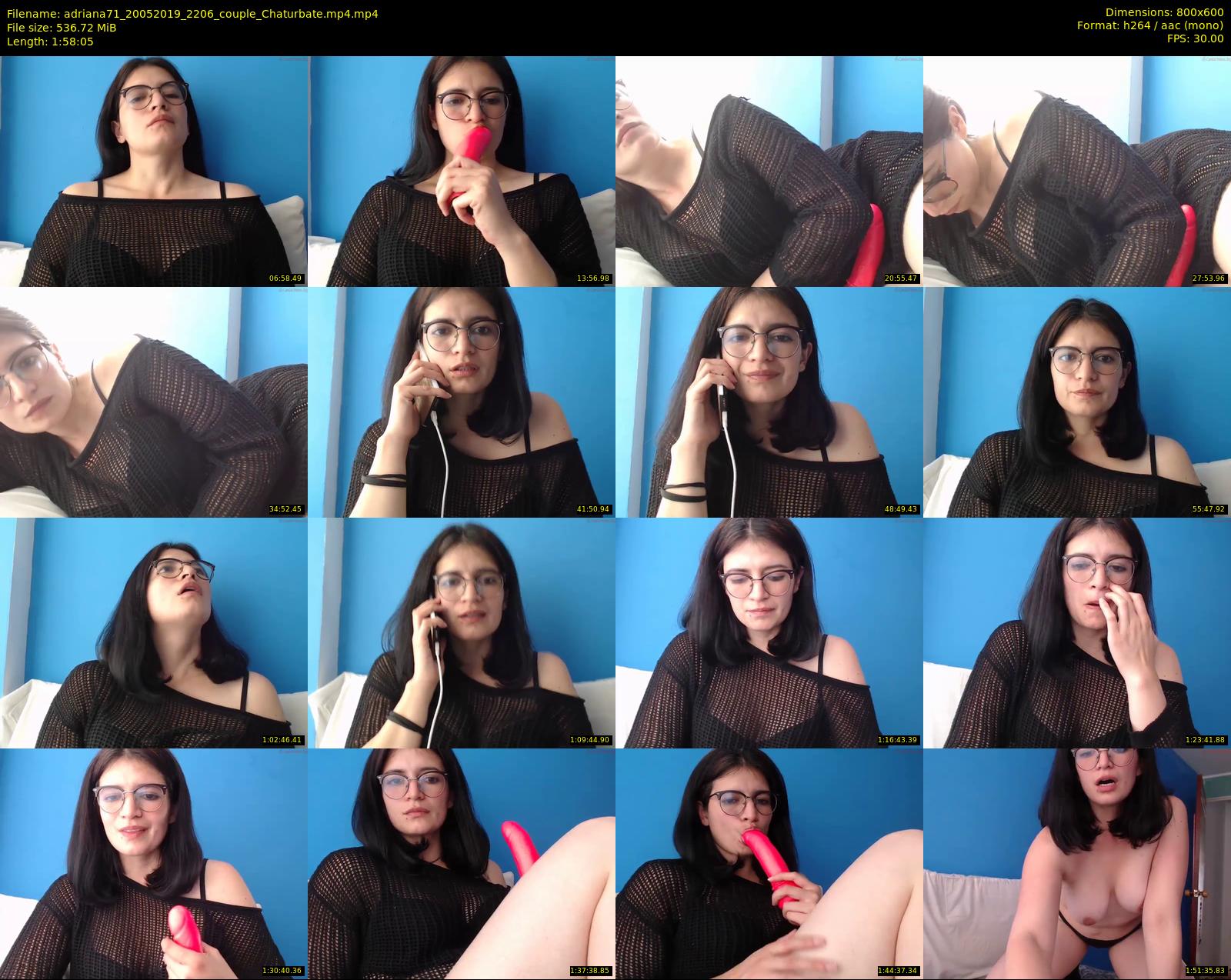 adriana71 — 119 minute Chaturbate couple cam show recording, 480p, May 20, 2019