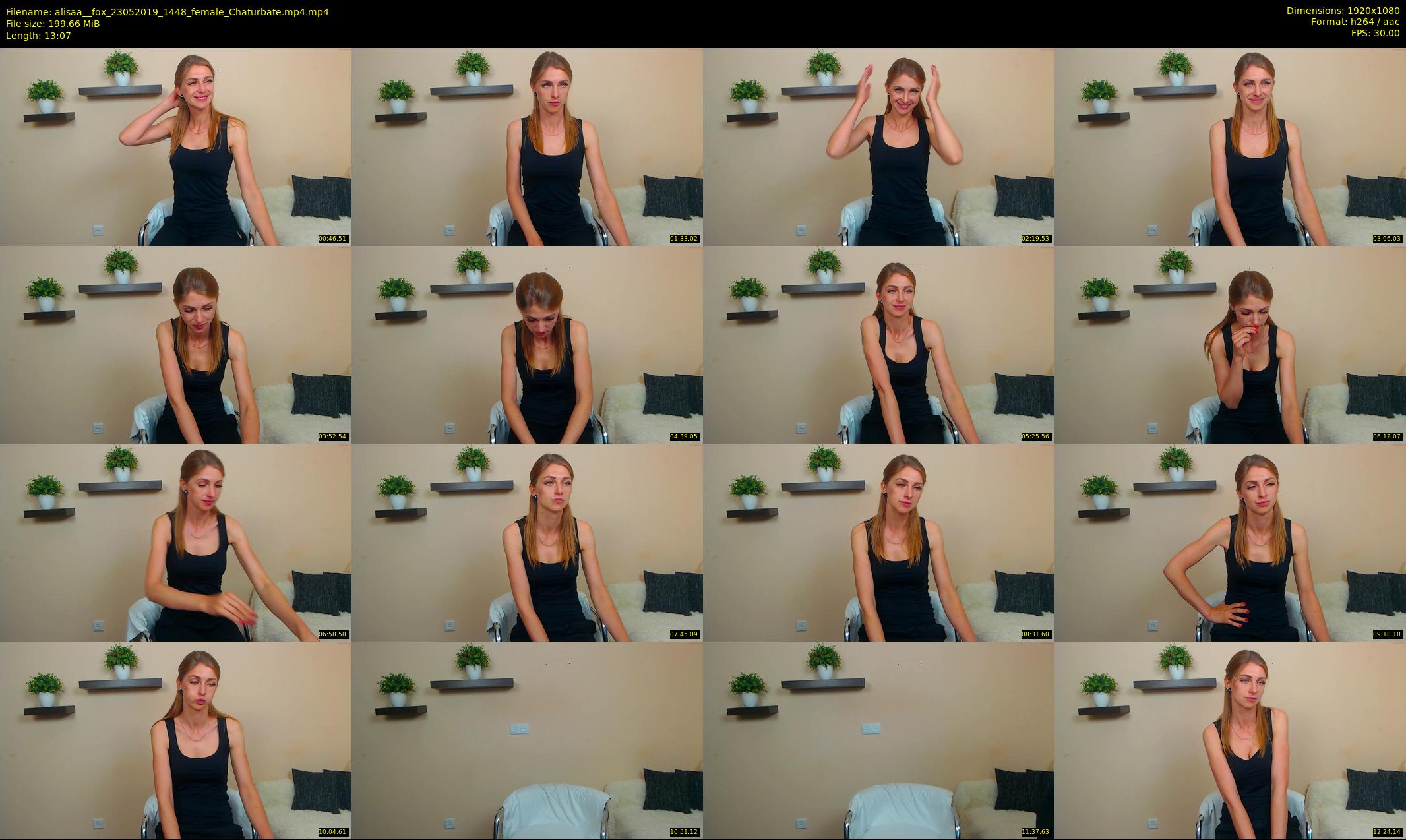 alisaa__fox — 14 minute Chaturbate female cam show recording, 1080p, May 23, 2019