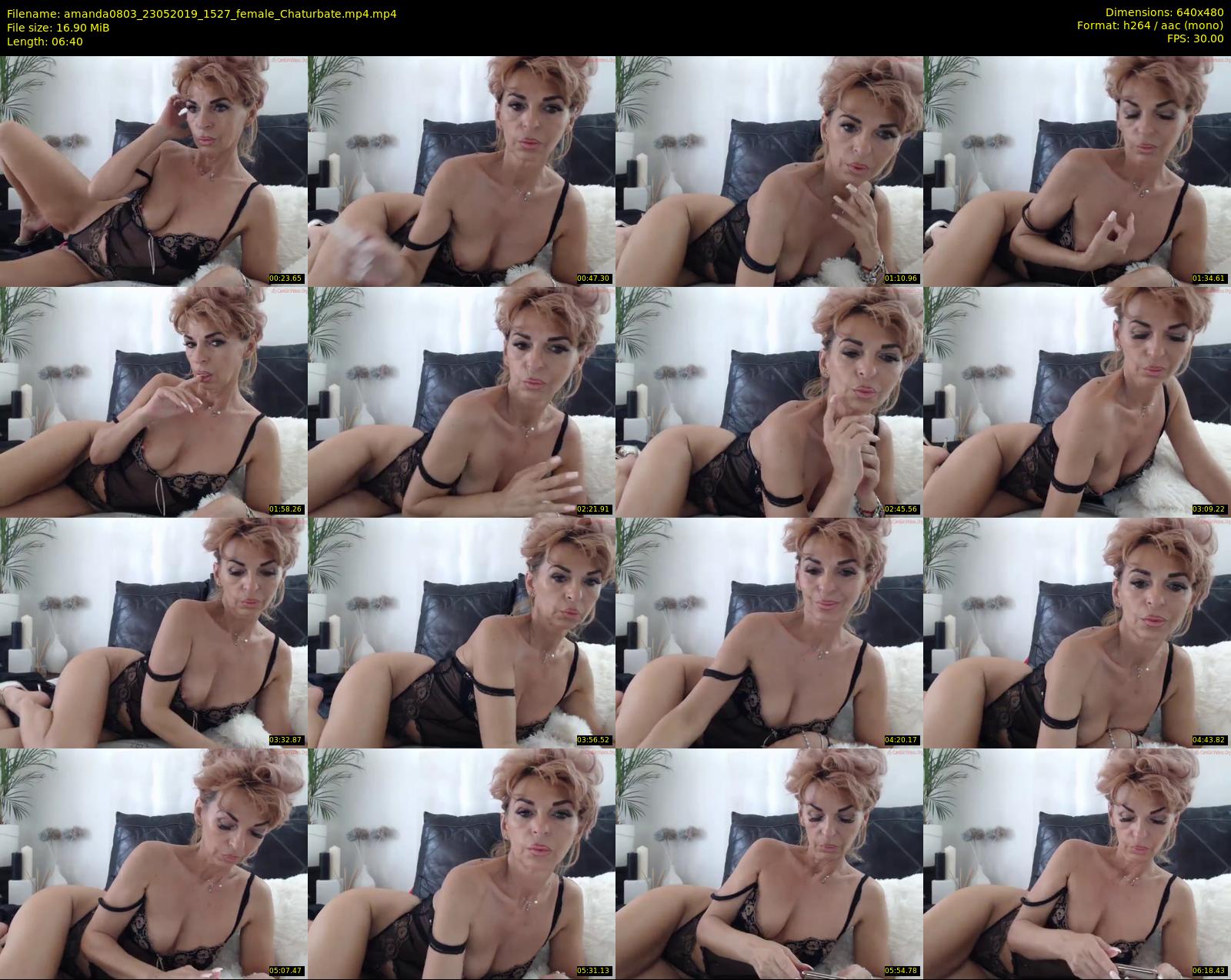 amanda0803 — 7 minute Chaturbate female cam show recording, 480p, May 23, 2019