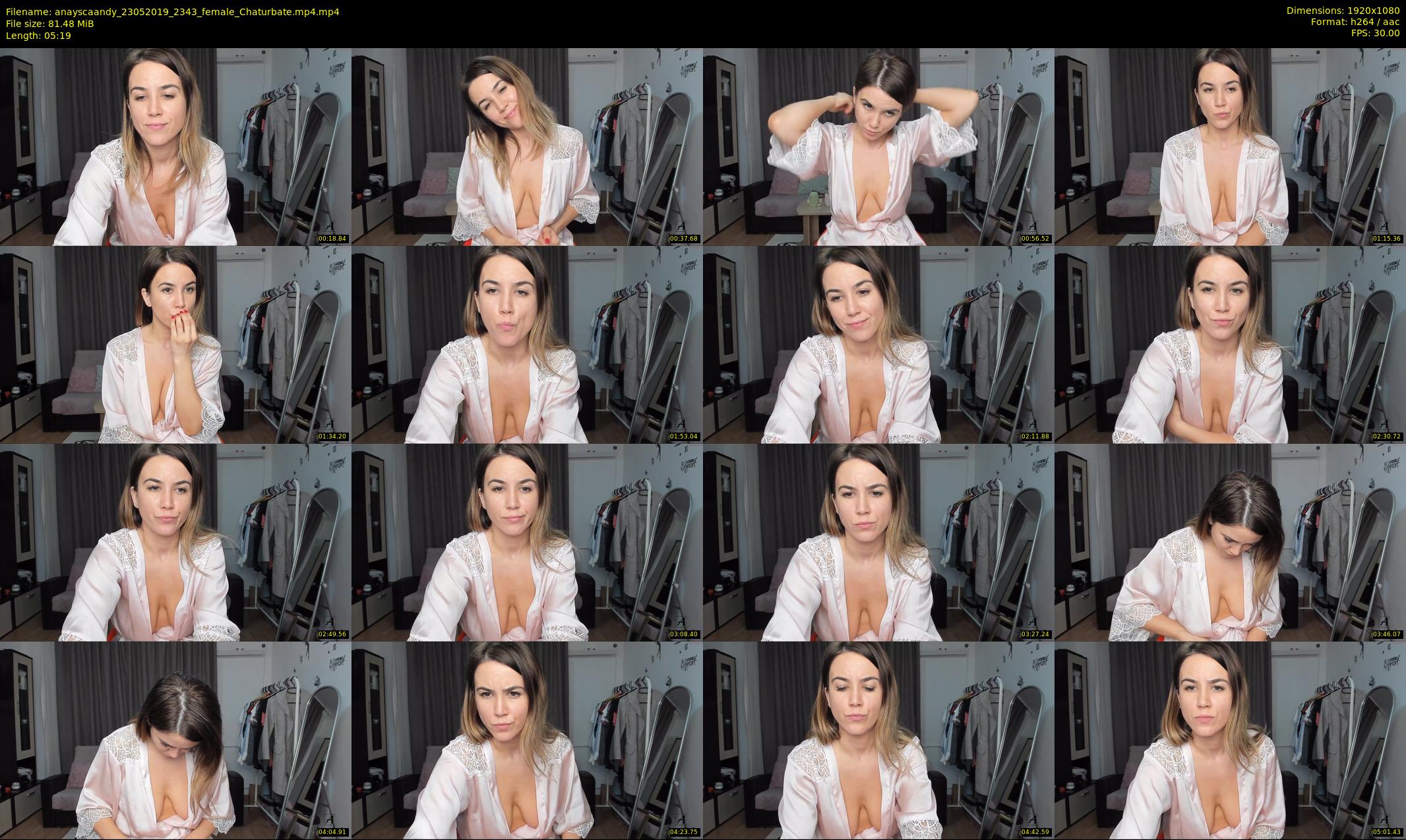 anayscaandy — 6 minute Chaturbate female cam show recording, 1080p, May 23, 2019