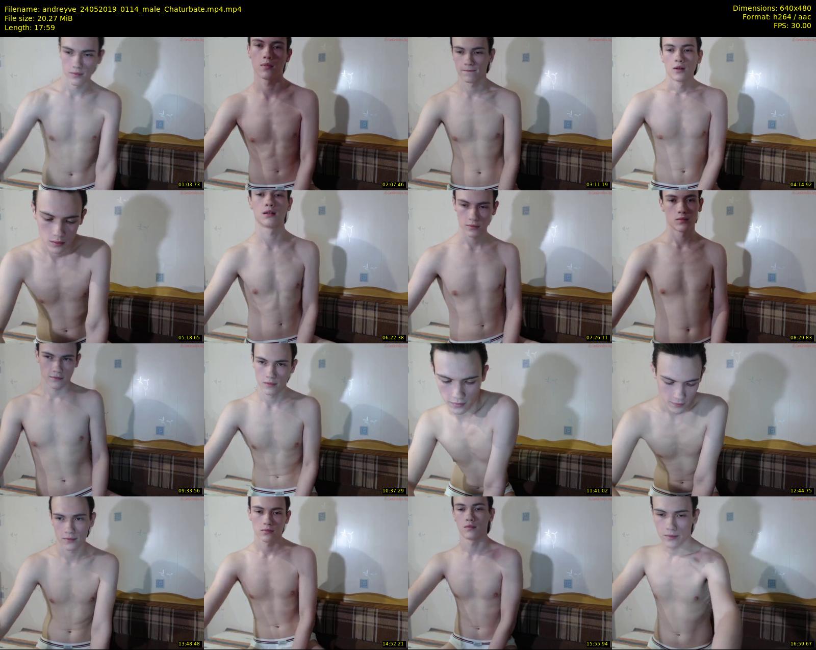 andreyve — 18 minute Chaturbate male cam show recording, 480p, May 24, 2019