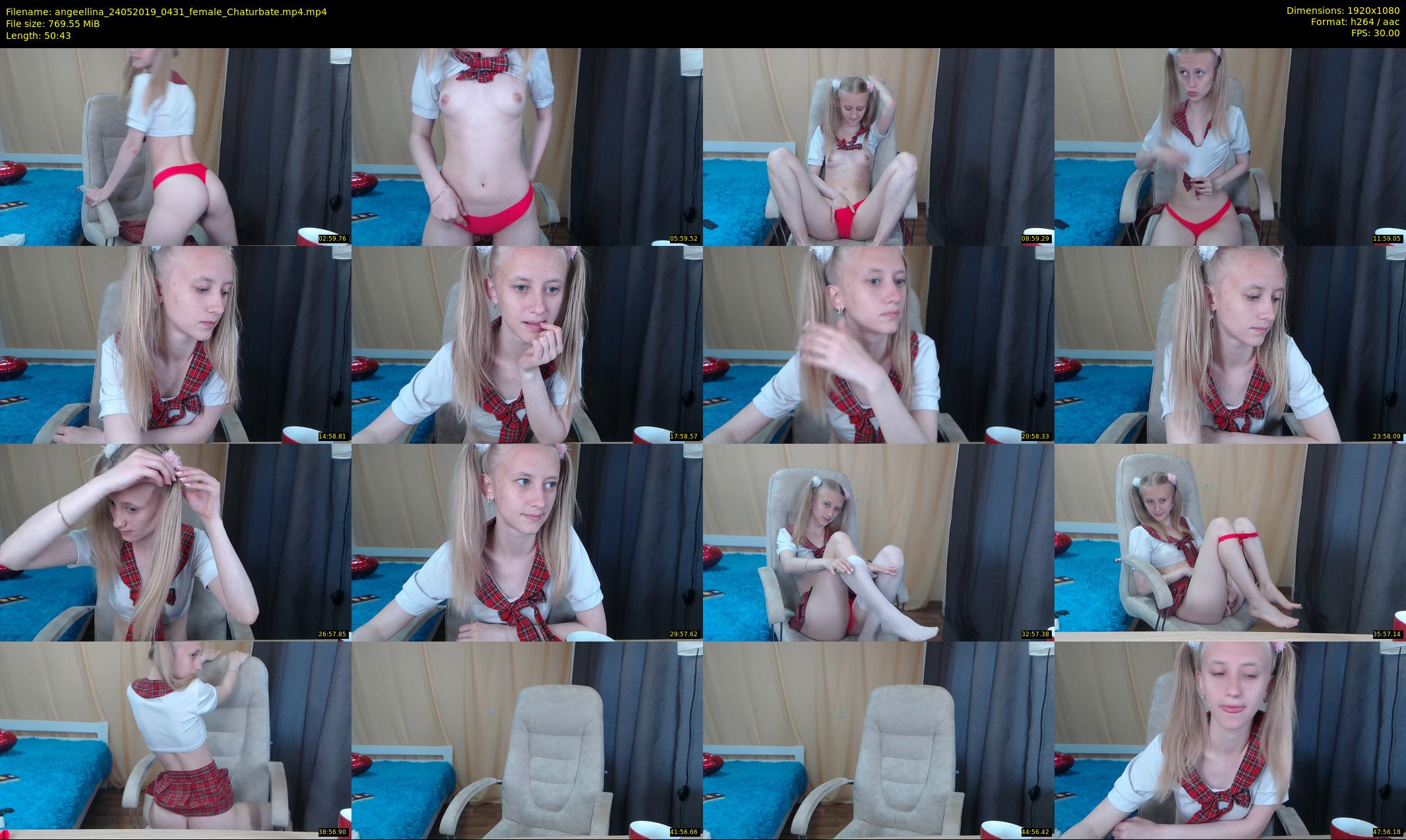 angeellina — 51 minute Chaturbate female cam show recording, 1080p, May 24, 2019
