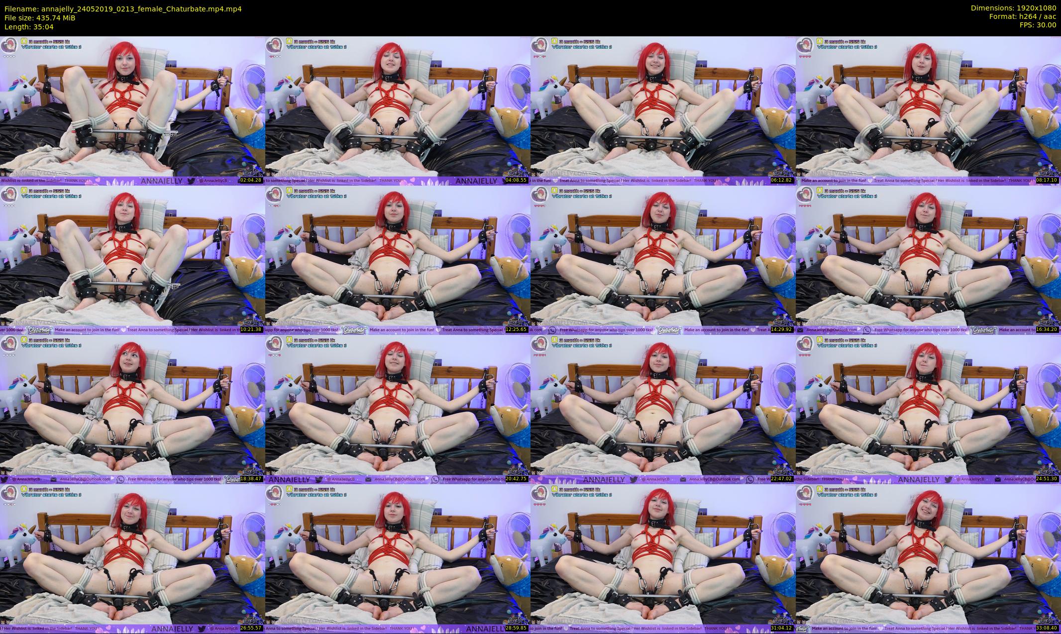 annajelly — 36 minute Chaturbate couple cam show recording, 1080p, May 24, 2019