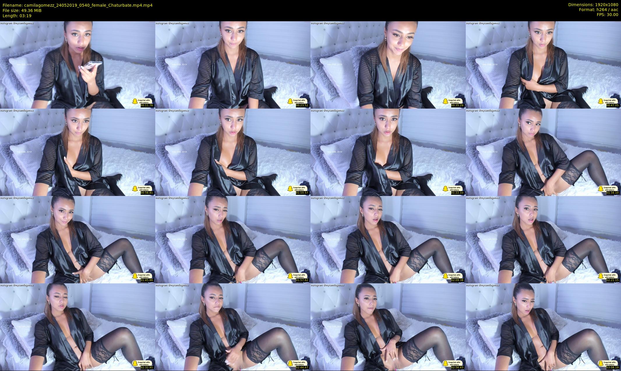 camilagomezz — 4 minute Chaturbate female cam show recording, 1080p, May 24, 2019