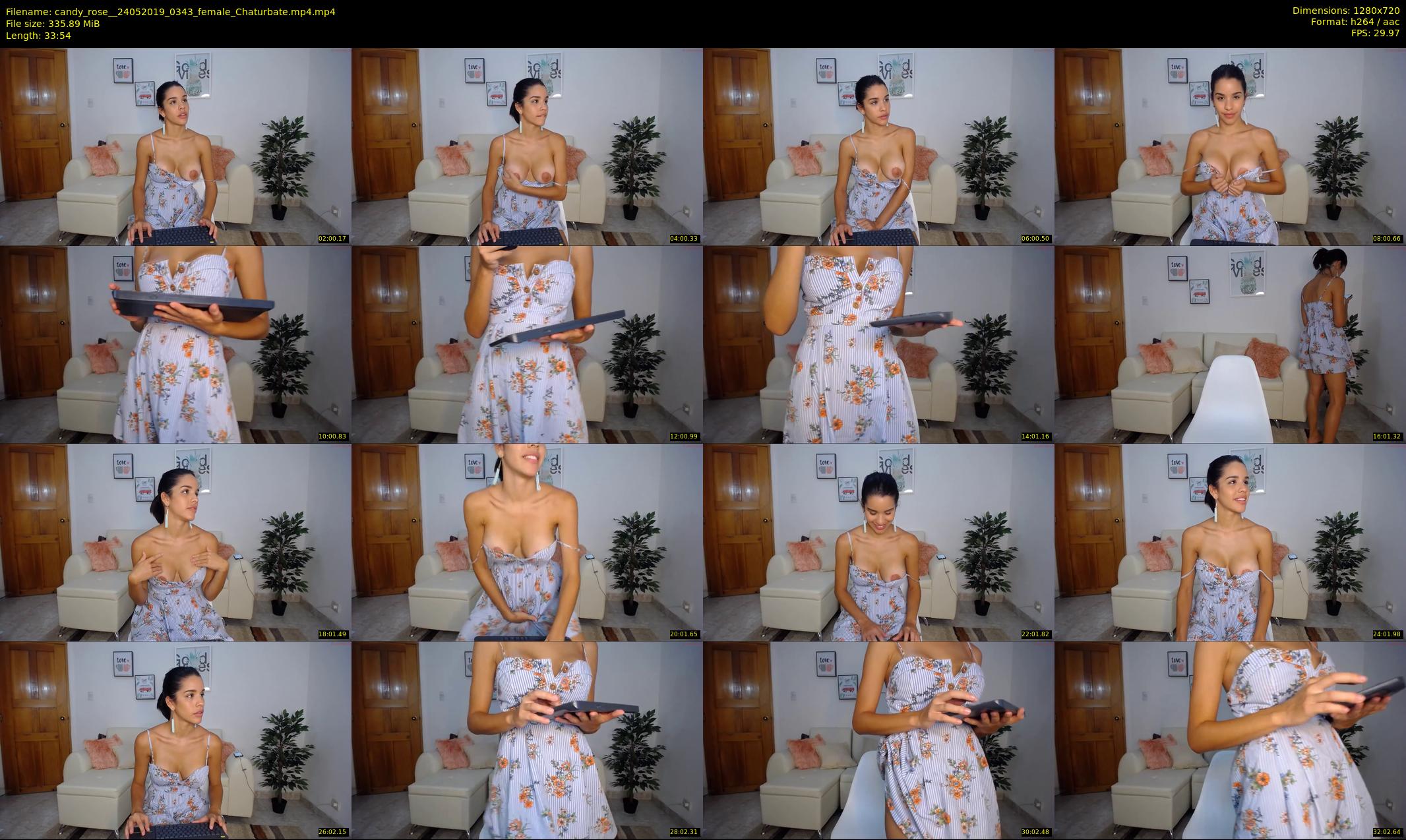 candy_rose_ — 34 minute Chaturbate female cam show recording, 720p, May 24, 2019