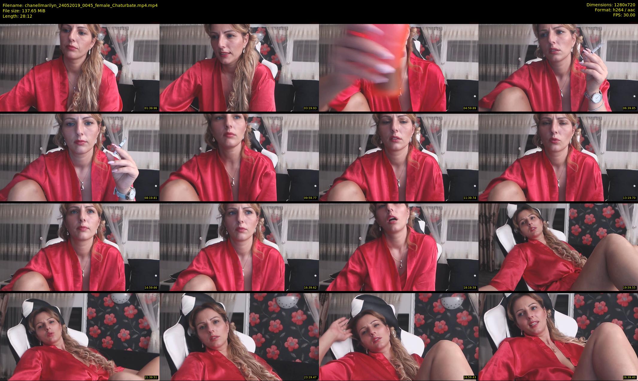 chanellmarilyn — 29 minute Chaturbate female cam show recording, 720p, May 24, 2019