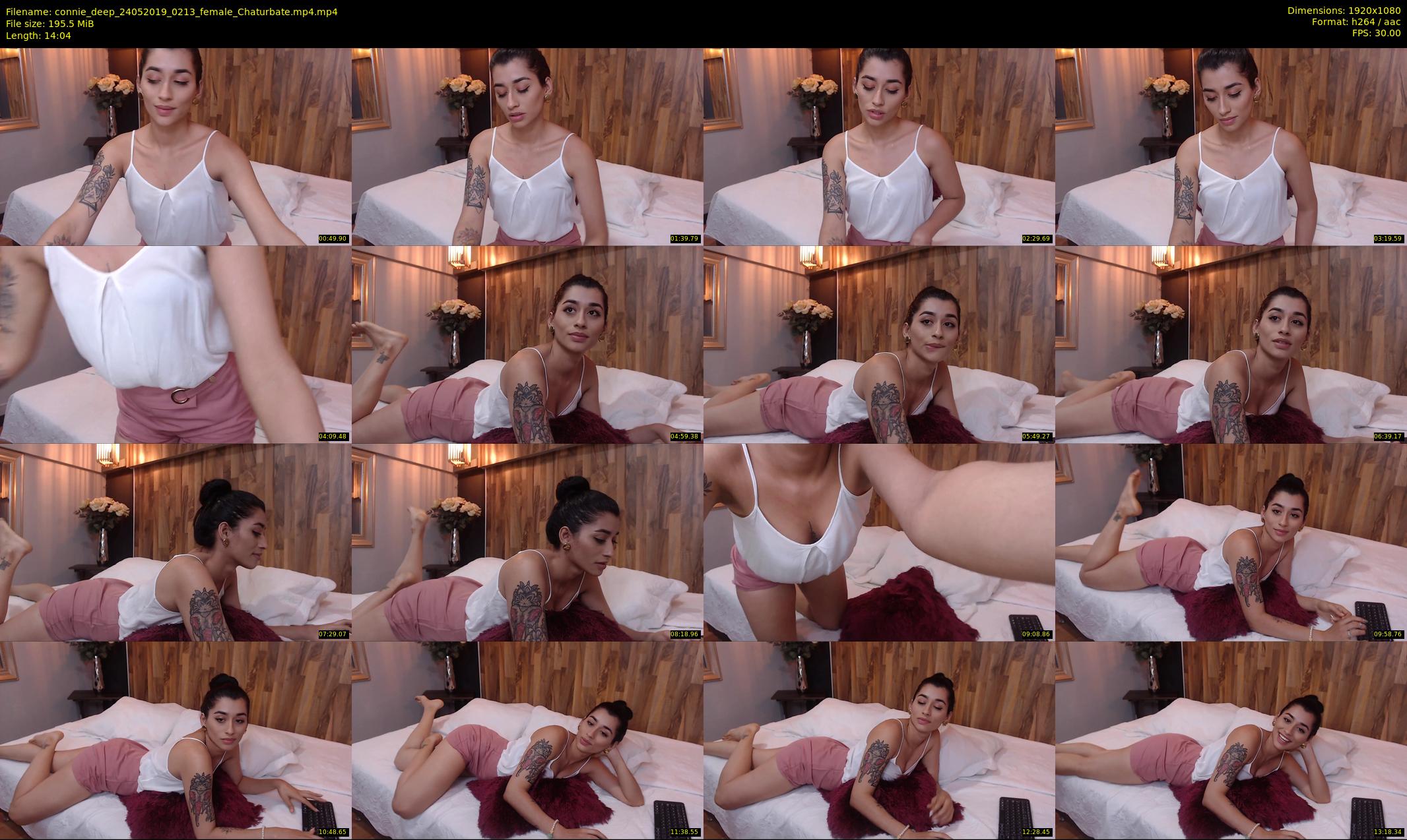 connie_deep — 15 minute Chaturbate female cam show recording, 1080p, May 24, 2019