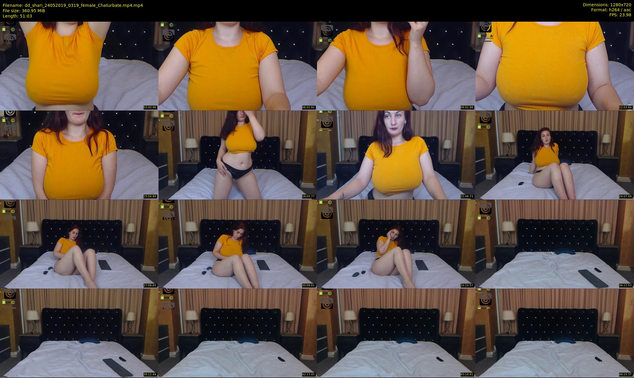 dd_shari — 52 minute Chaturbate female cam show recording, 720p, May 24, 2019