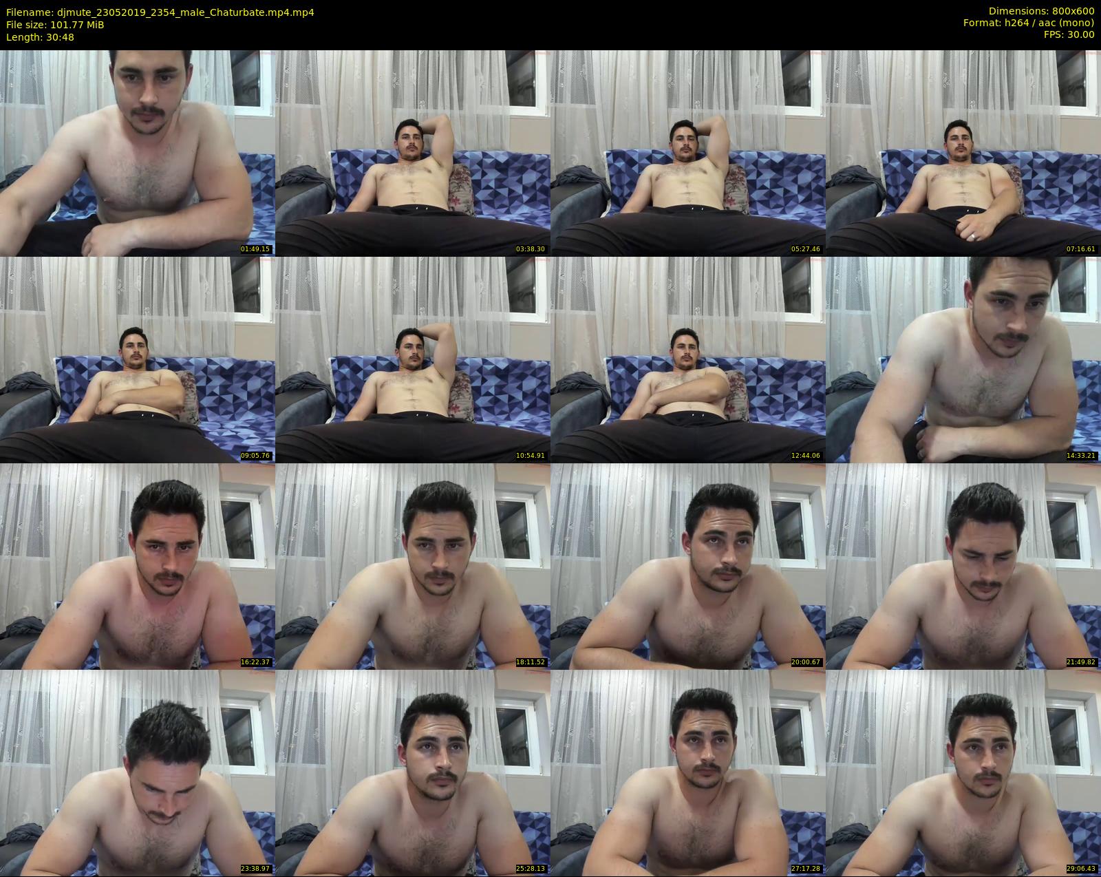djmute — 31 minute Chaturbate male cam show recording, 480p, May 23, 2019