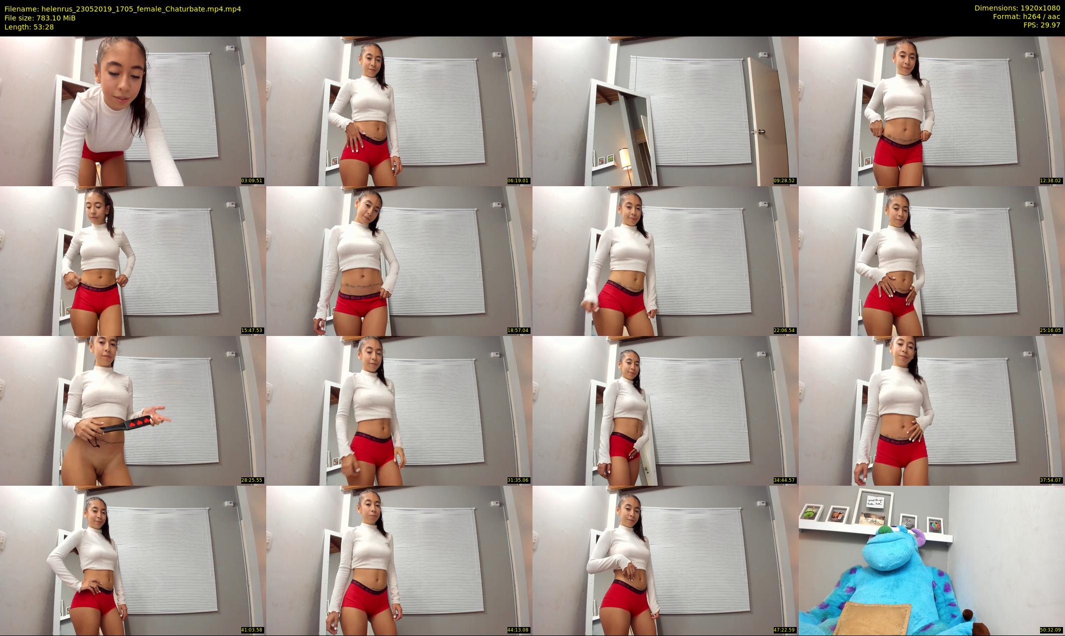 helenrus — 54 minute Chaturbate female cam show recording, 1080p, May 23, 2019