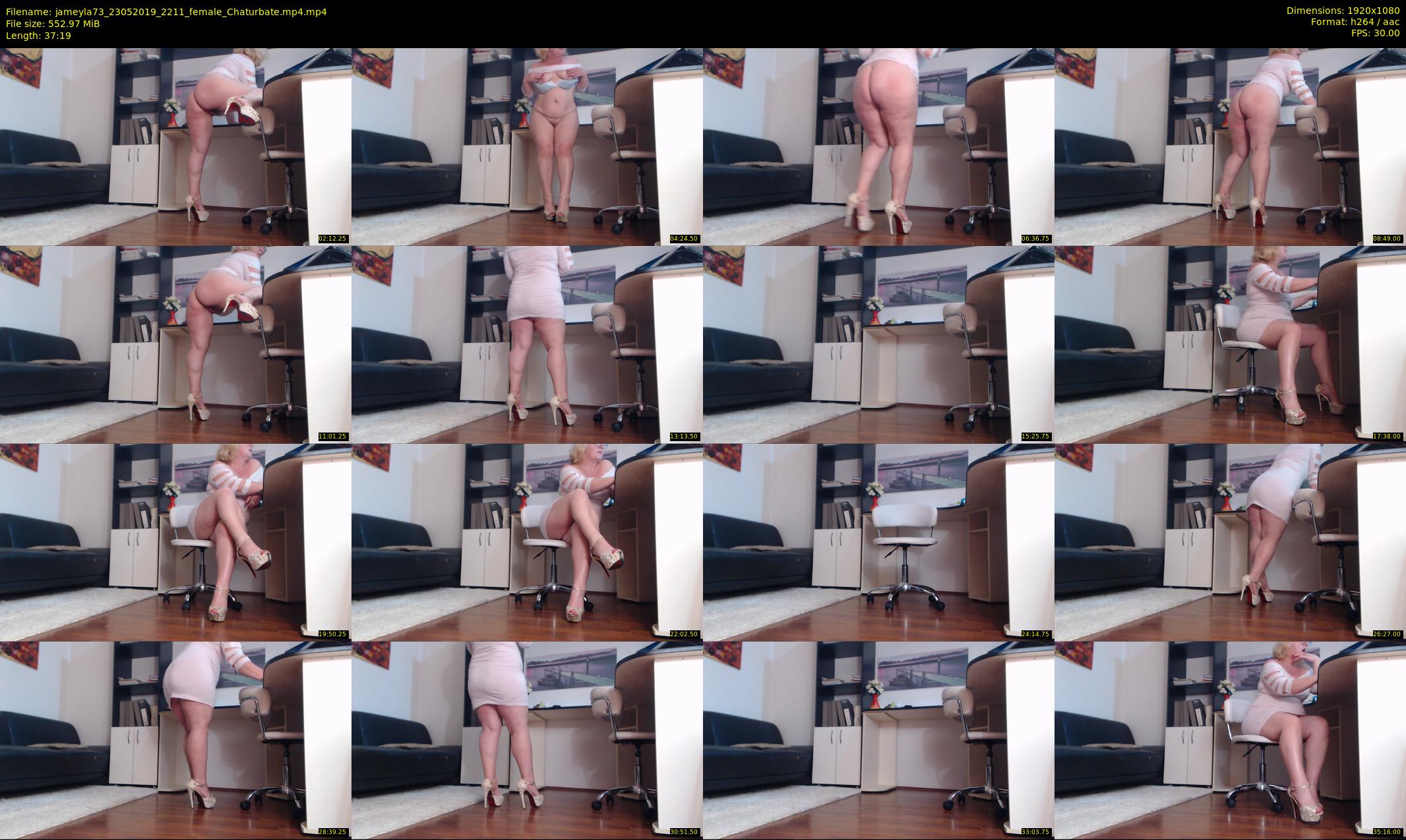 jameyla73 — 38 minute Chaturbate female cam show recording, 1080p, May 23, 2019