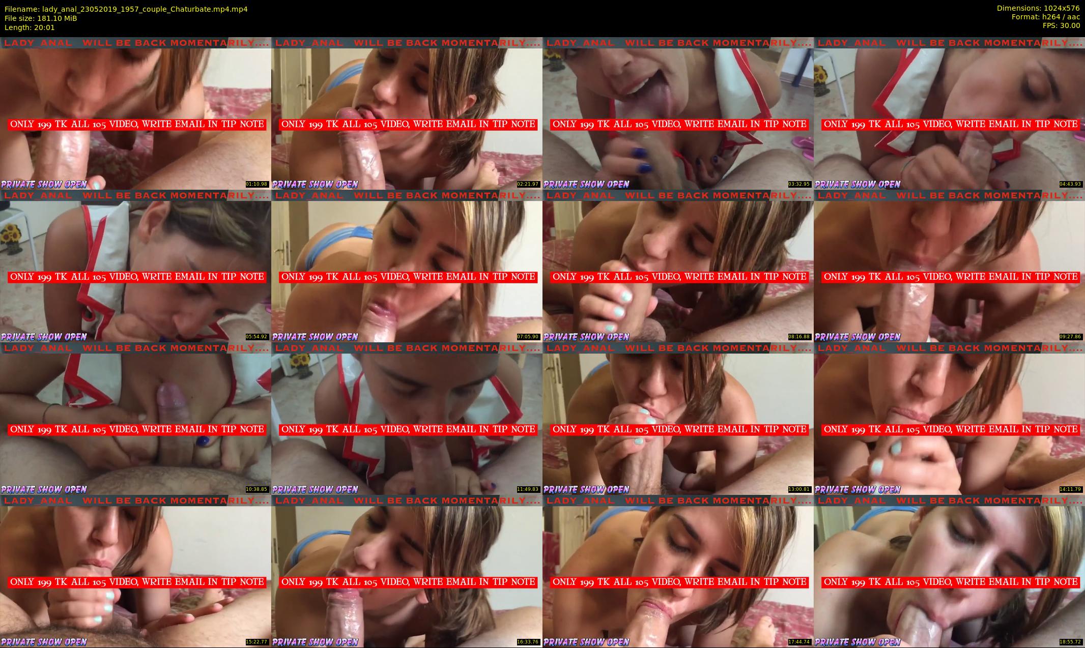 lady_anal — 21 minute Chaturbate female cam show recording, 480p, May 23, 2019