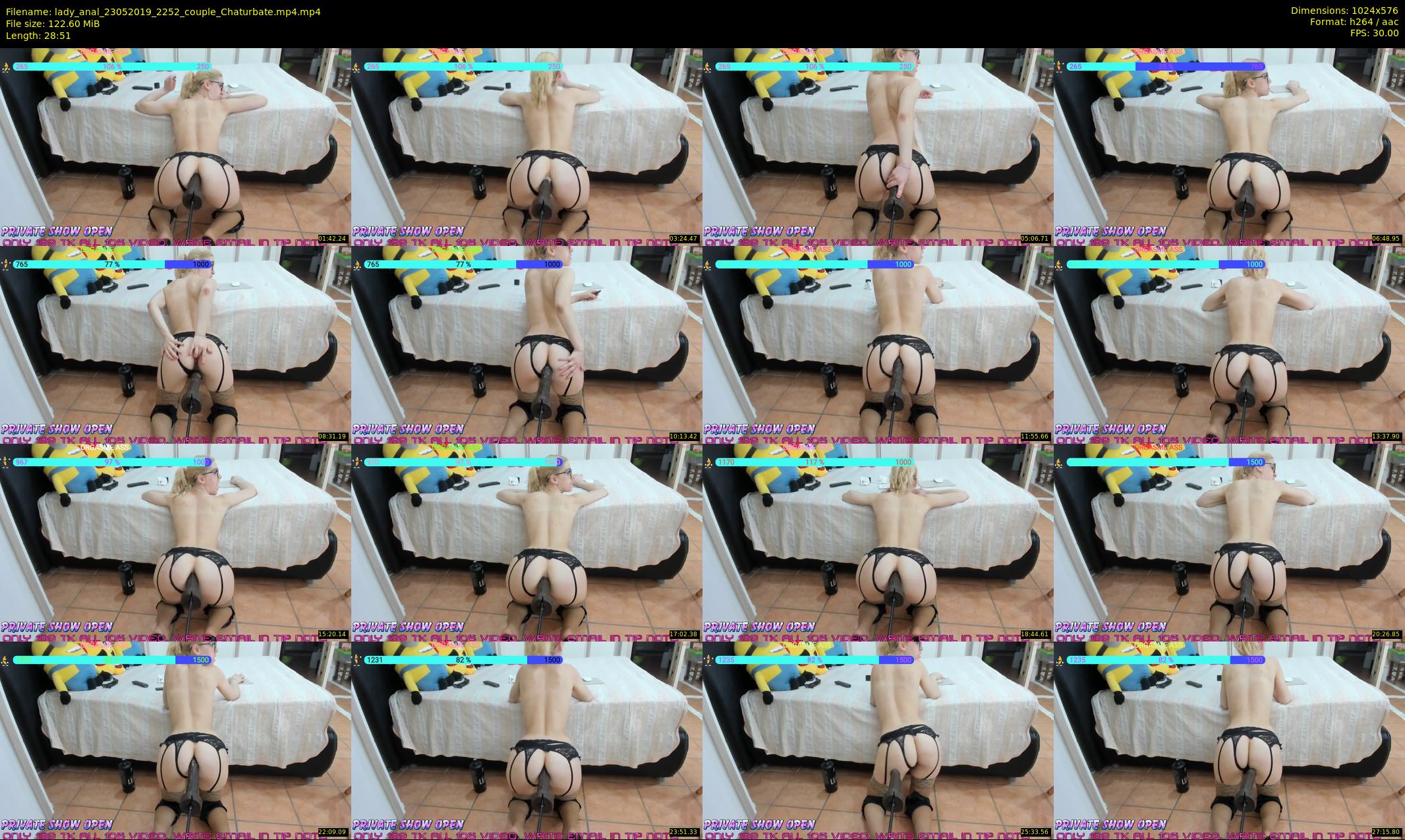 lady_anal — 29 minute Chaturbate female cam show recording, 480p, May 23, 2019