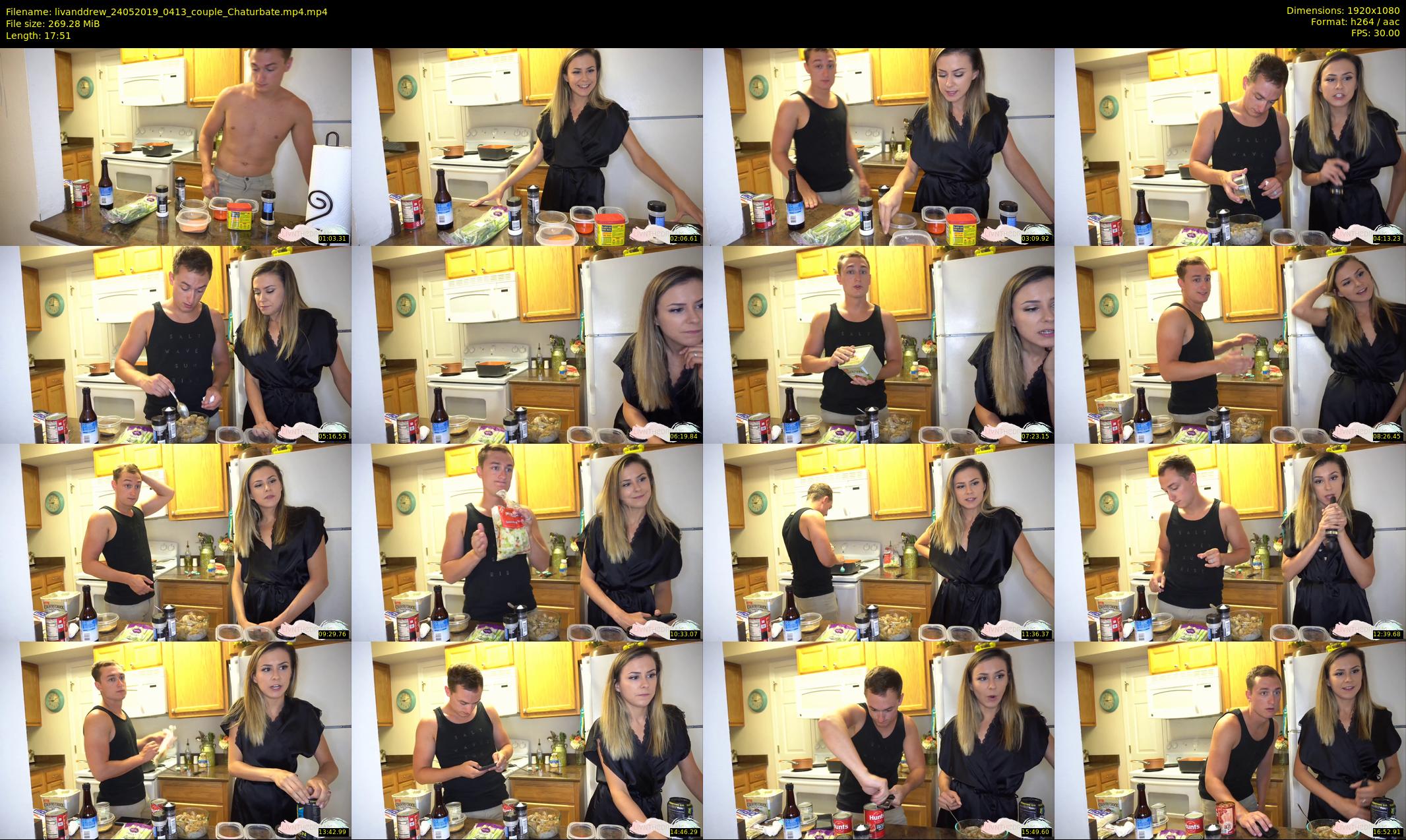livanddrew — 18 minute Chaturbate couple cam show recording, 1080p, May 24, 2019