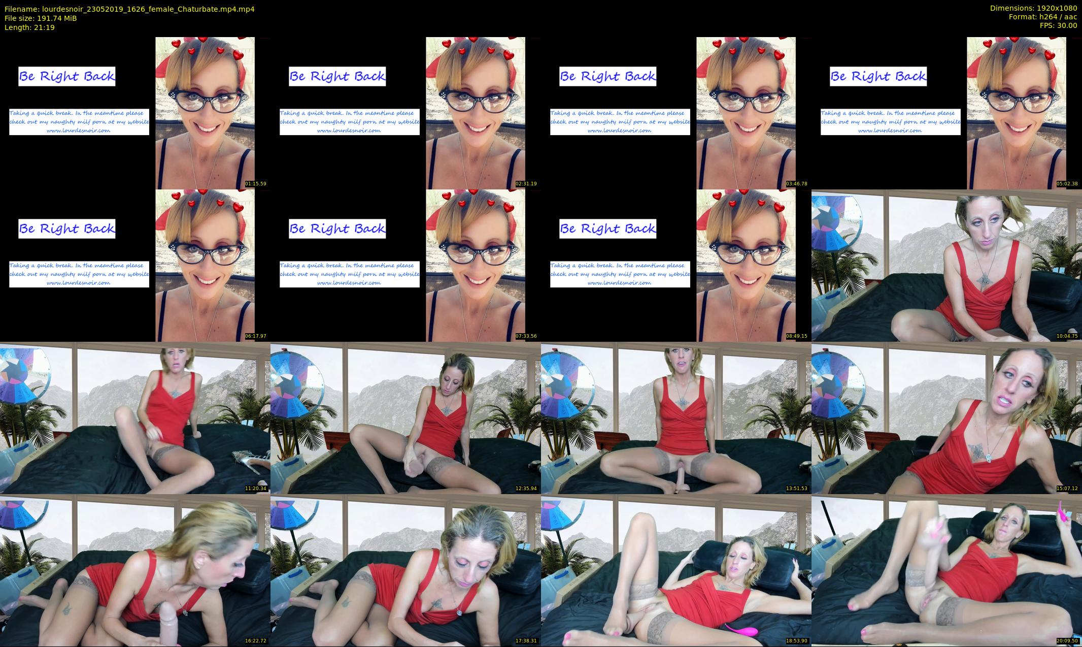 lourdesnoir — 22 minute Chaturbate female cam show recording, 1080p, May 23, 2019