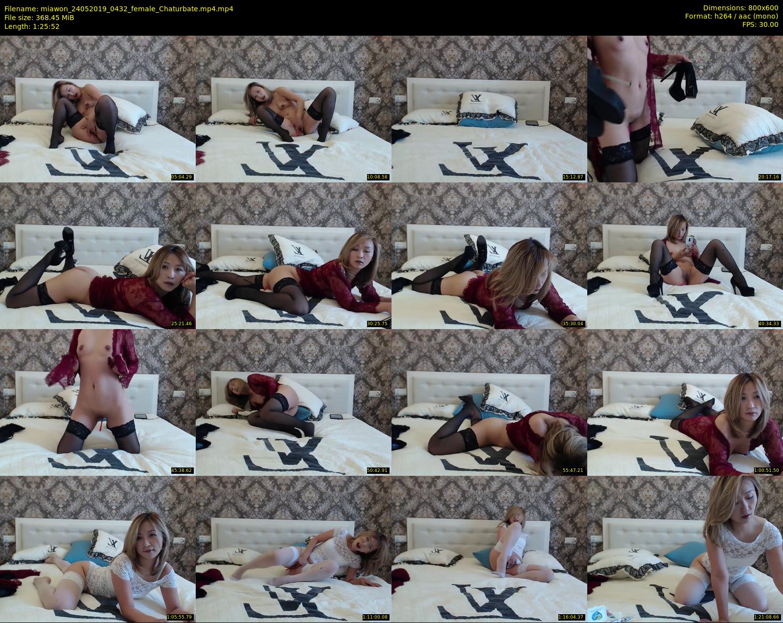 miawon — 86 minute Chaturbate female cam show recording, 480p, May 24, 2019