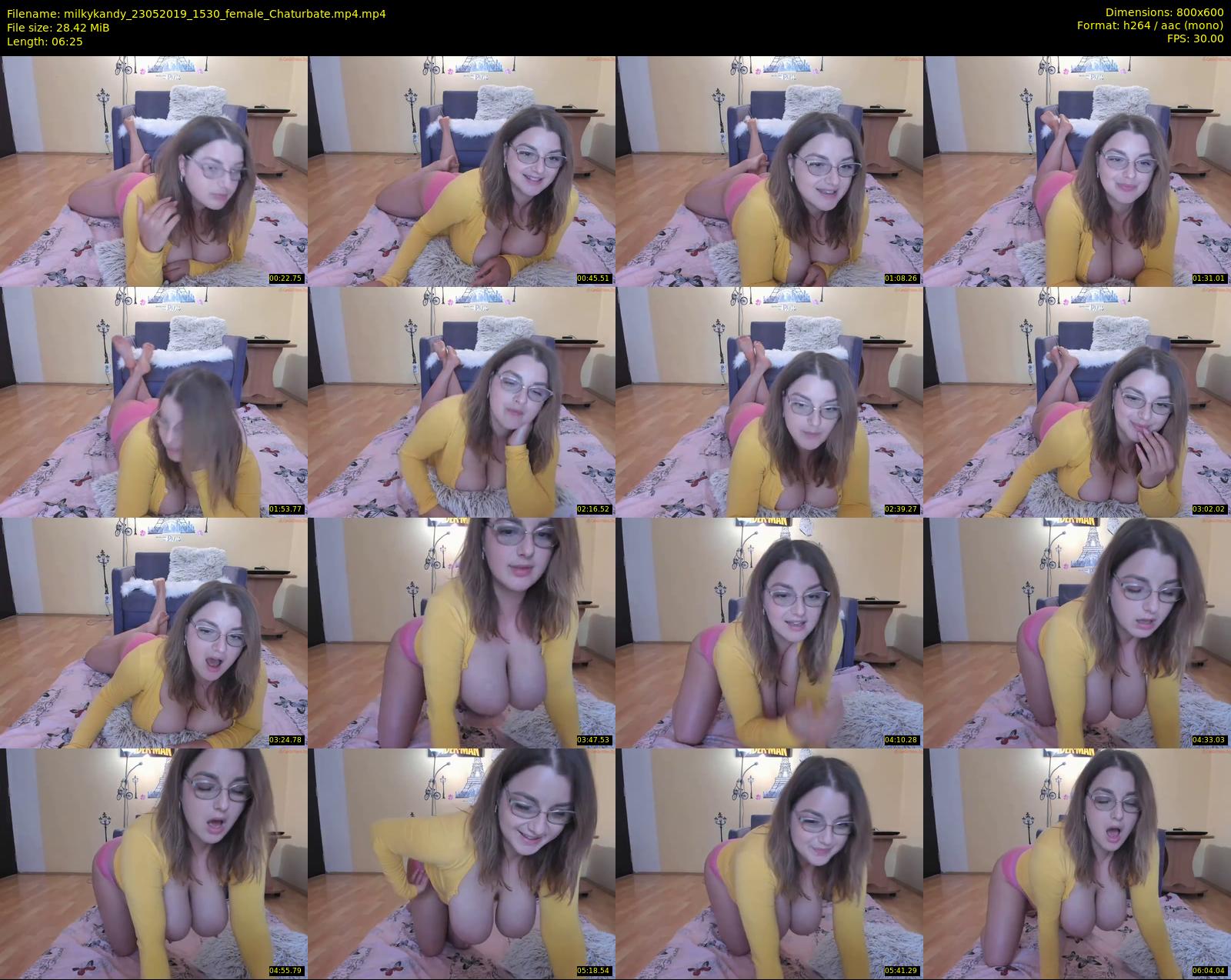 milkykandy — 7 minute Chaturbate female cam show recording, 480p, May 23, 2019