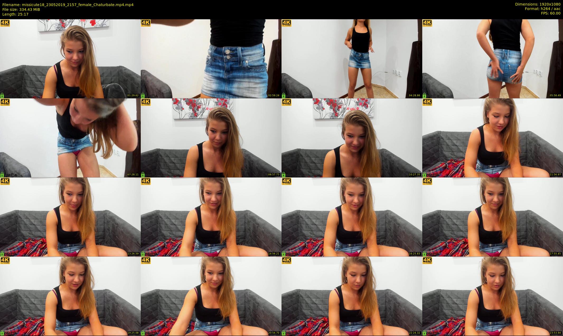 missicute18 — 26 minute Chaturbate female cam show recording, 1080p, May 23, 2019