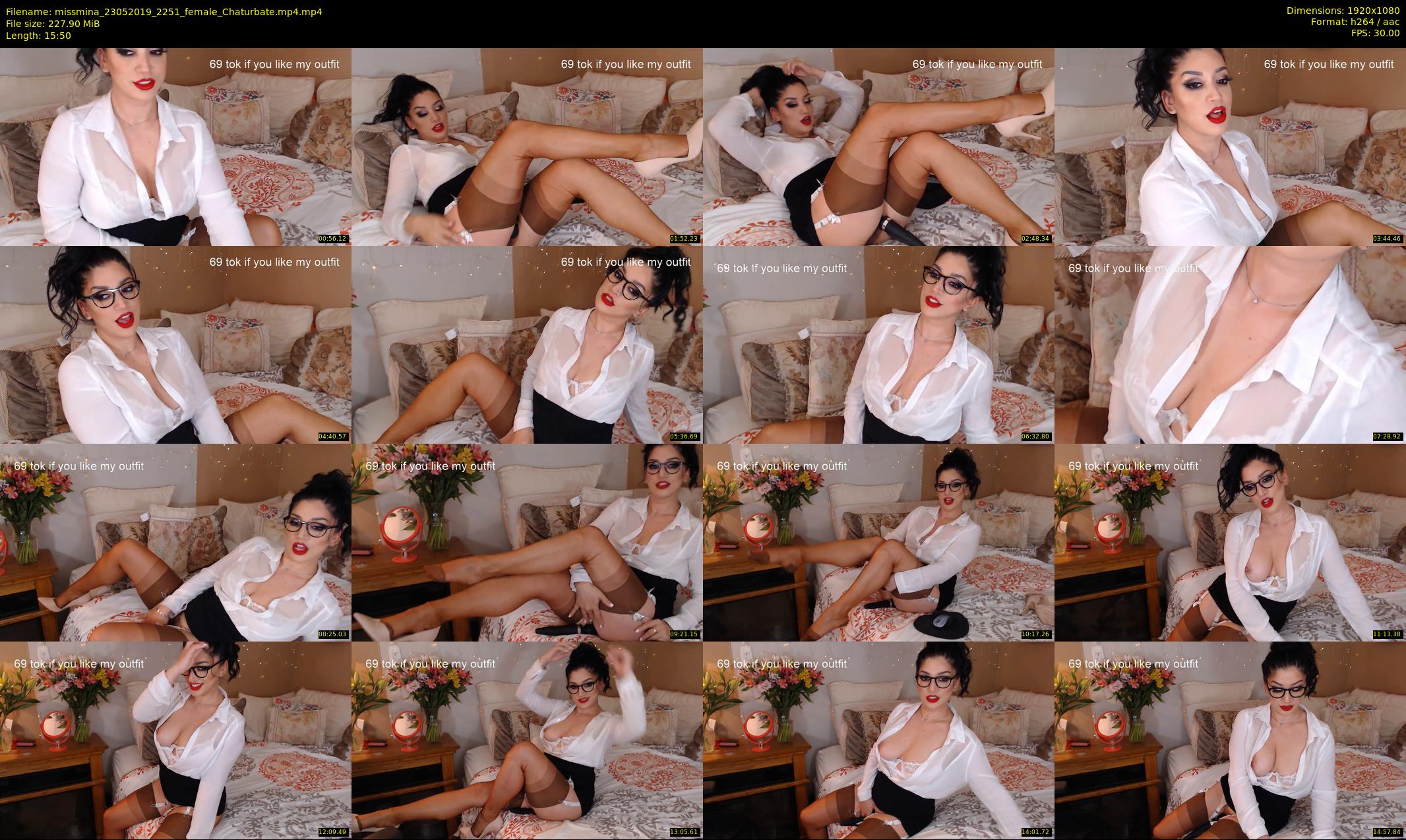 missmina — 16 minute Chaturbate female cam show recording, 1080p, May 23, 2019