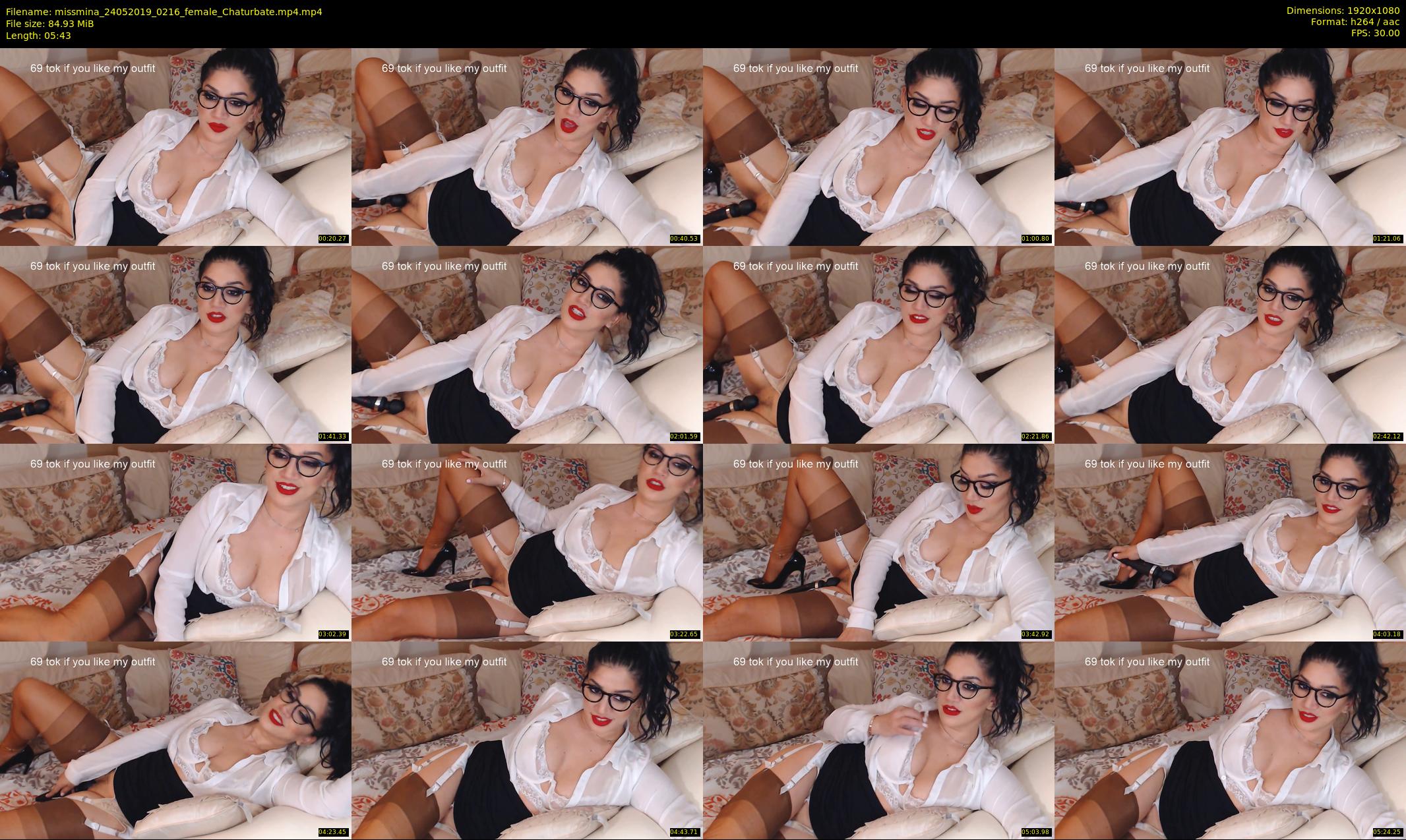 missmina — 6 minute Chaturbate female cam show recording, 1080p, May 24, 2019