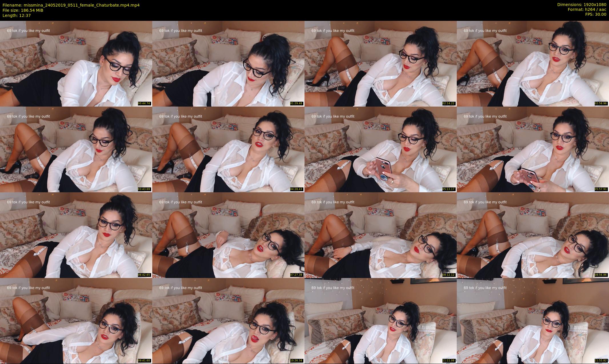 missmina — 13 minute Chaturbate female cam show recording, 1080p, May 24, 2019