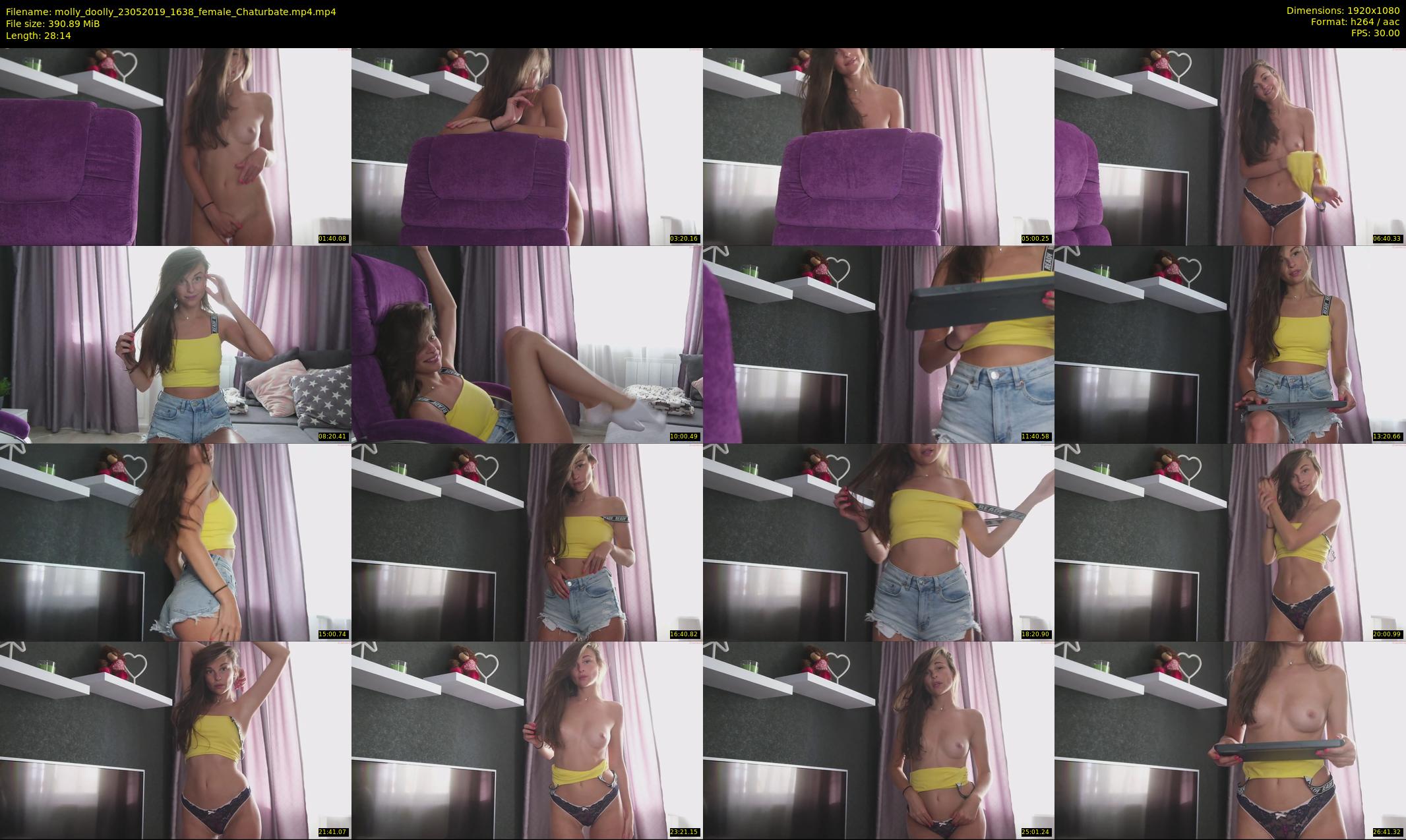 molly_doolly — 29 minute Chaturbate female cam show recording, 1080p, May 23, 2019