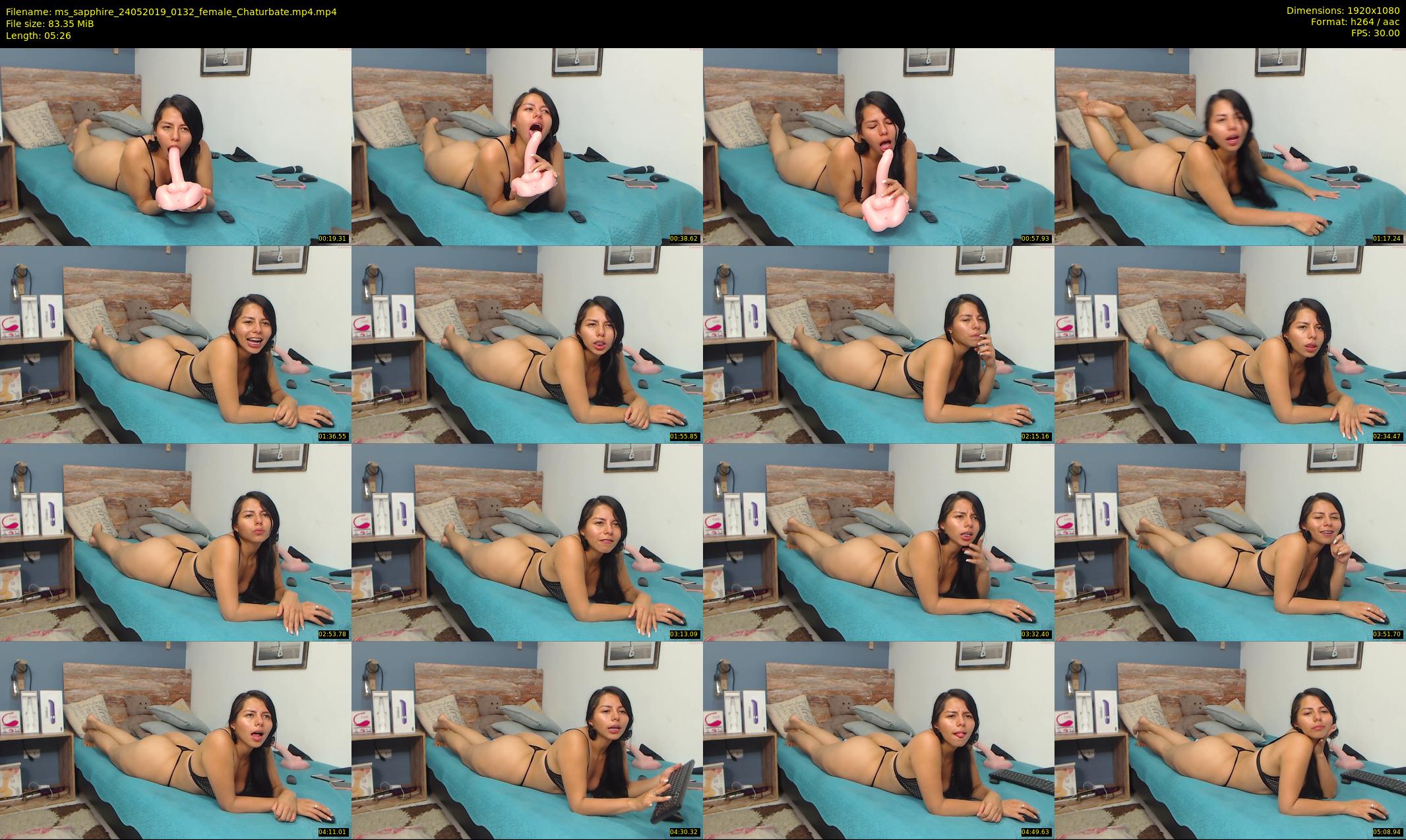 ms_sapphire — 6 minute Chaturbate female cam show recording, 1080p, May 24, 2019