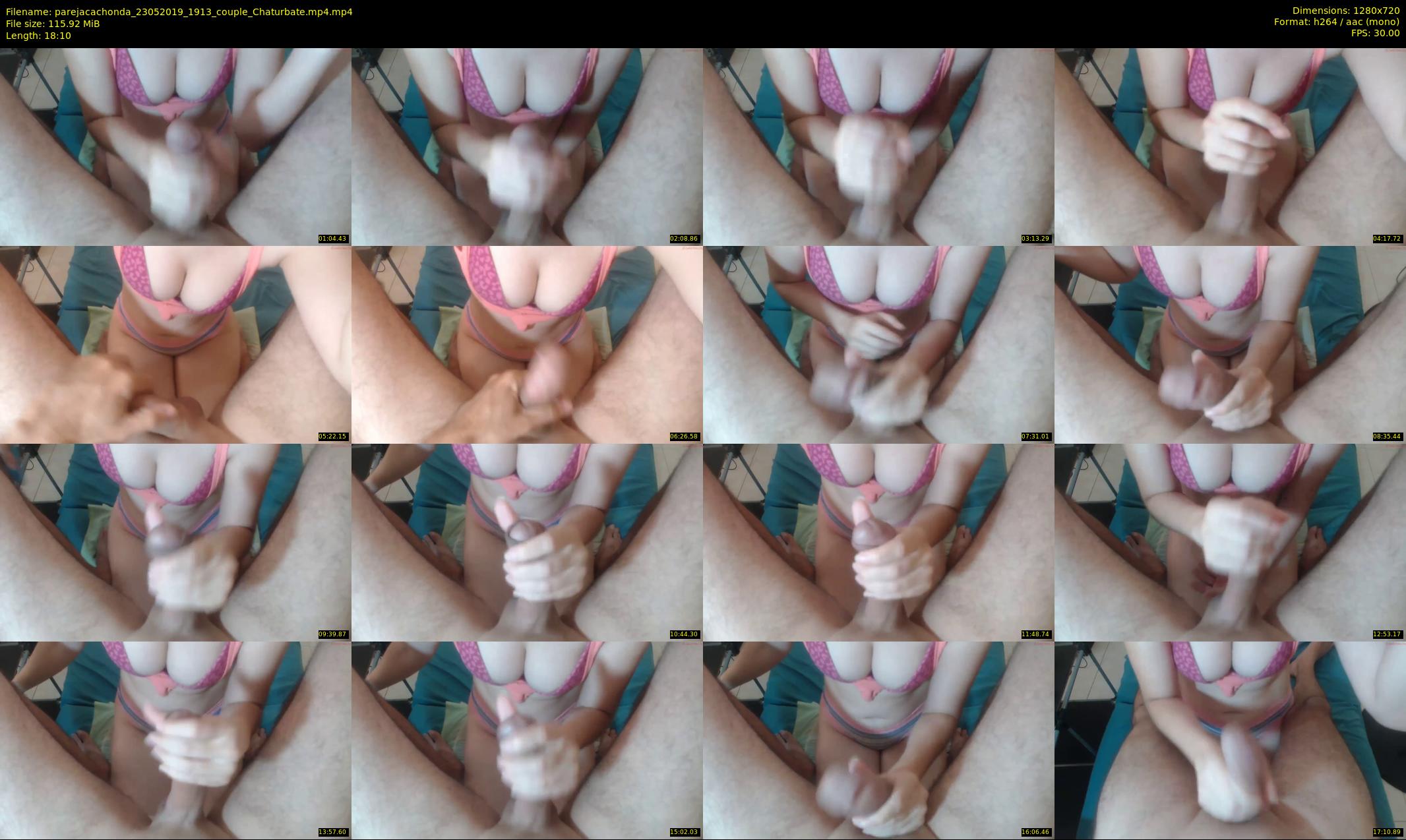 parejacachonda — 19 minute Chaturbate couple cam show recording, 720p, May 23, 2019