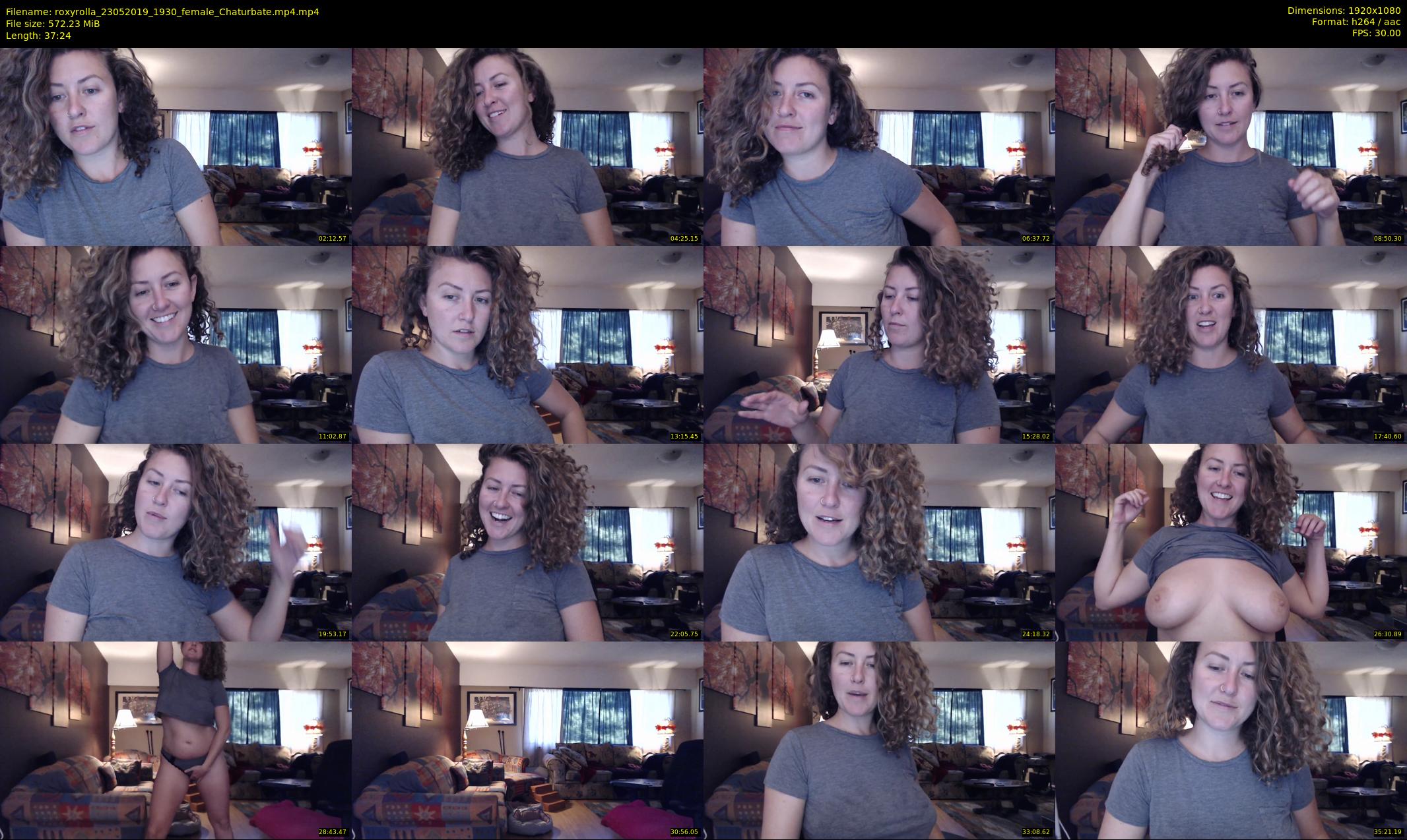 roxyrolla — 38 minute Chaturbate female cam show recording, 1080p, May 23, 2019