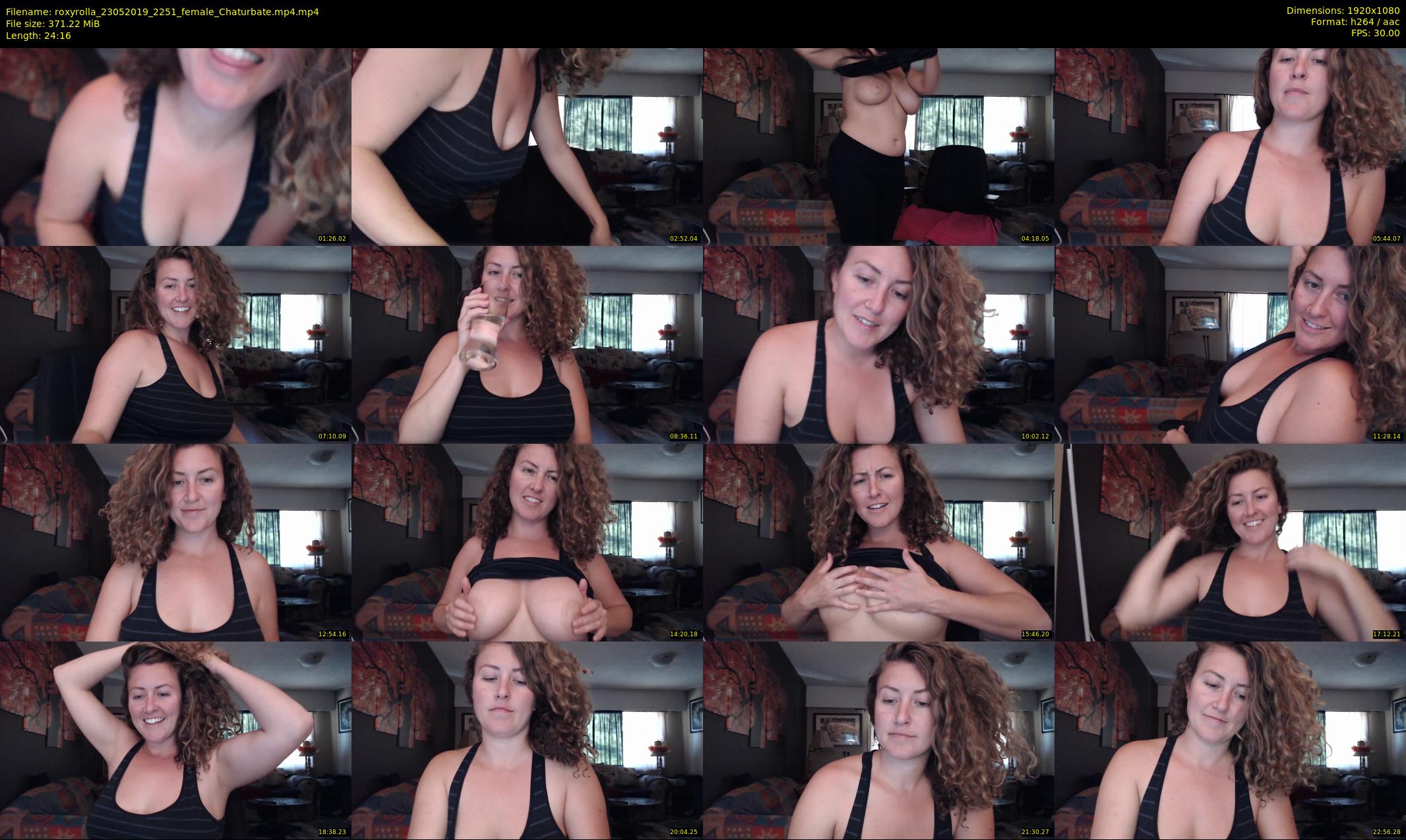 roxyrolla — 25 minute Chaturbate female cam show recording, 1080p, May 23, 2019