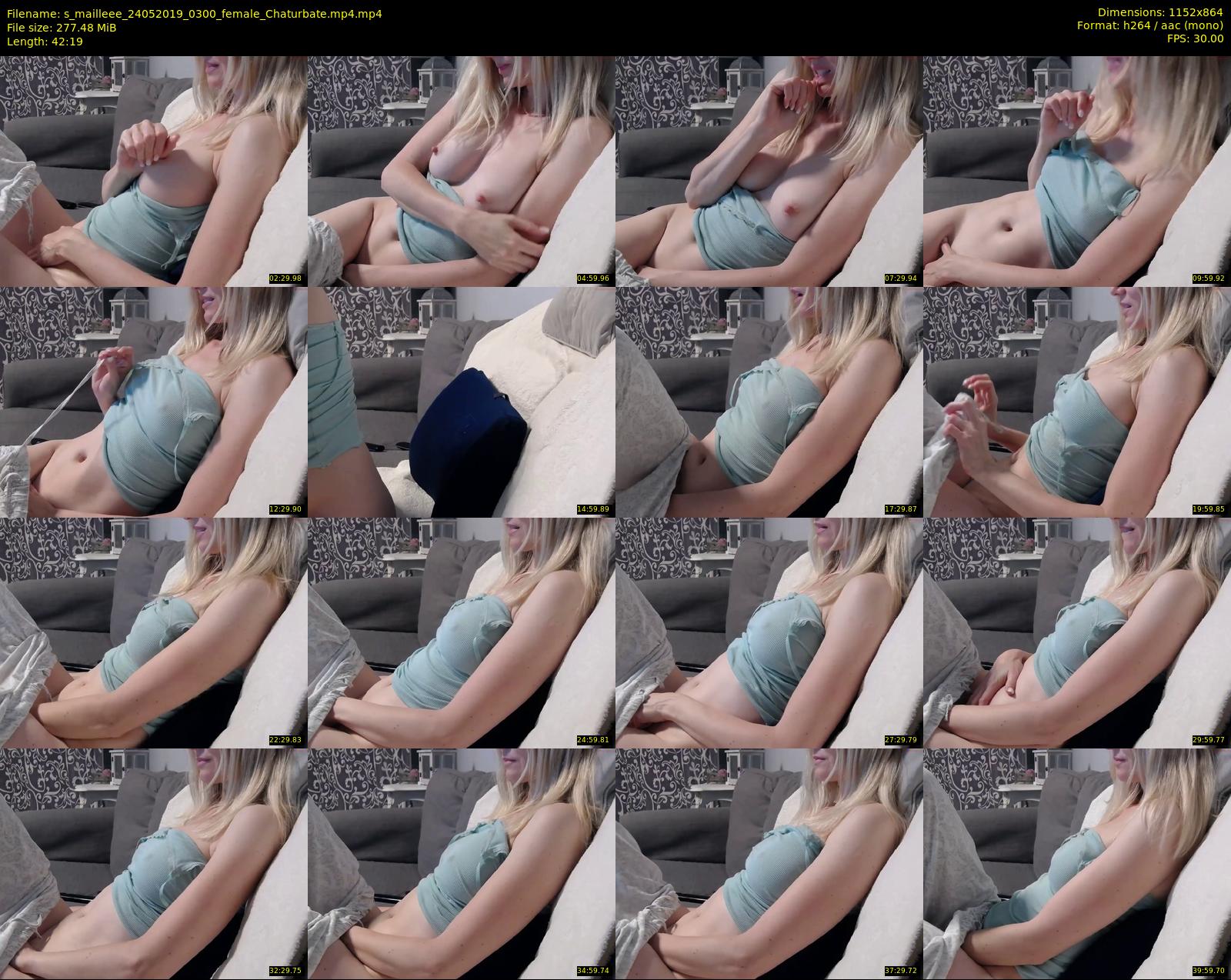 s_mailleee — 43 minute Chaturbate female cam show recording, 720p, May 24, 2019