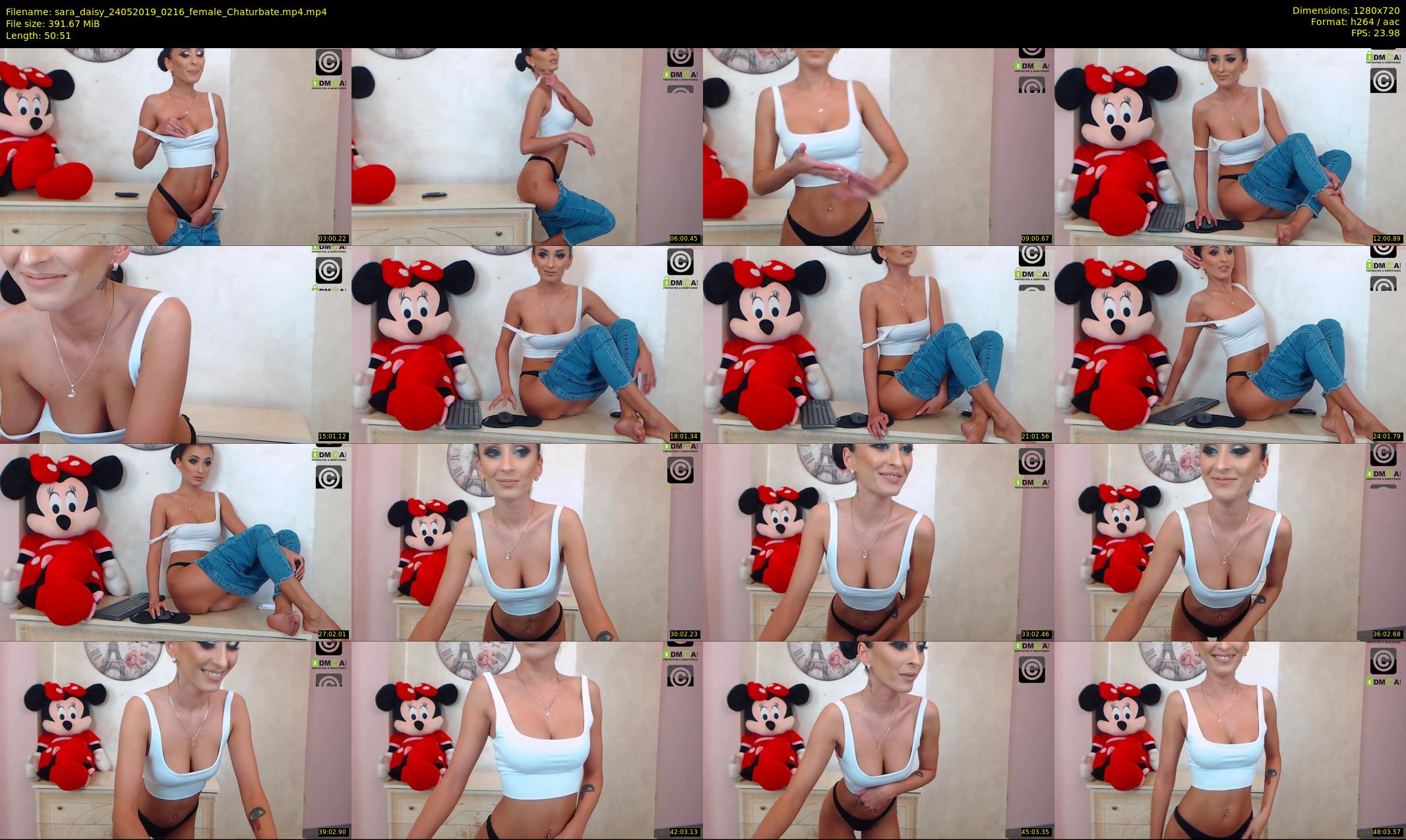 sara_daisy — 51 minute Chaturbate female cam show recording, 720p, May 24, 2019