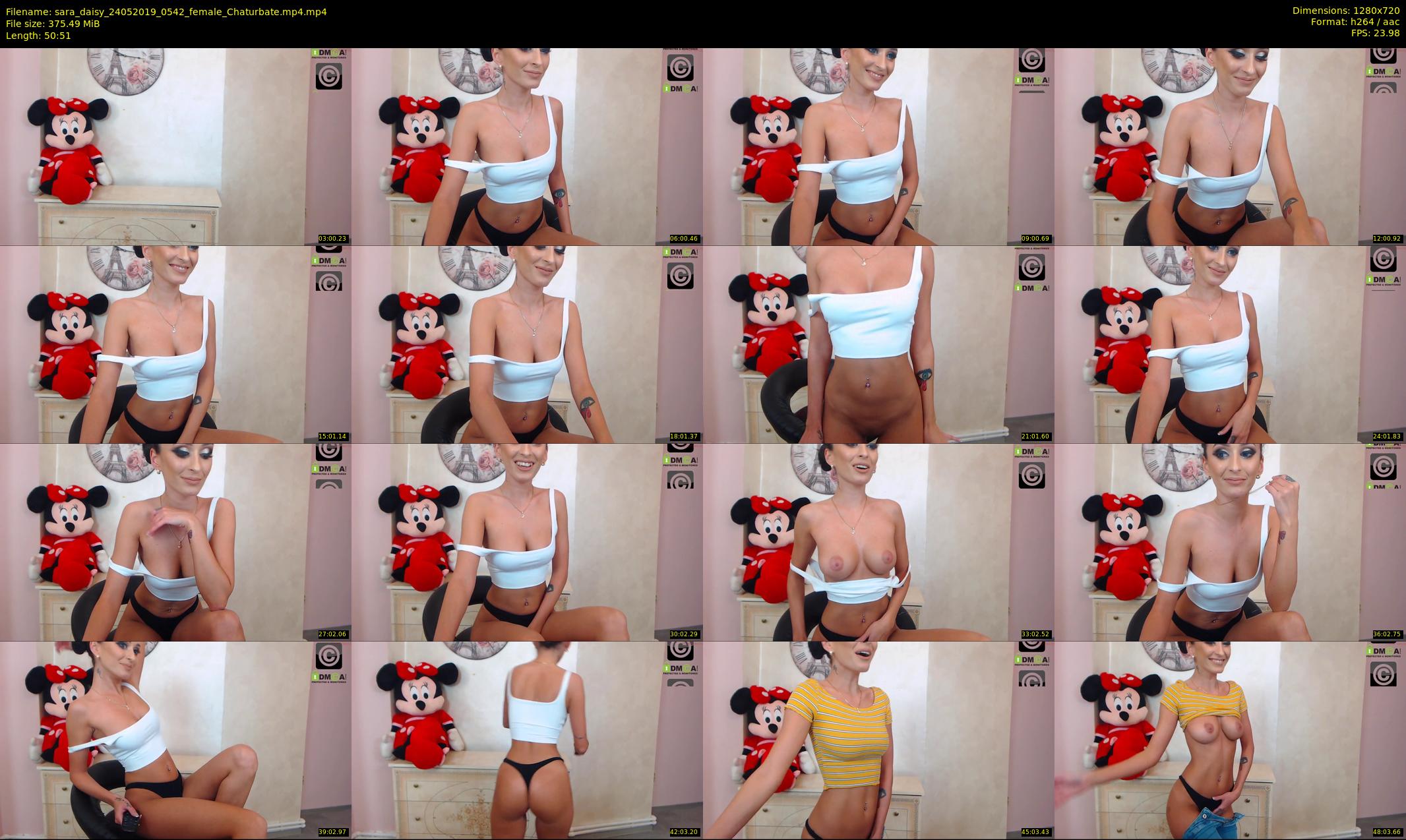 sara_daisy — 51 minute Chaturbate female cam show recording, 720p, May 24, 2019