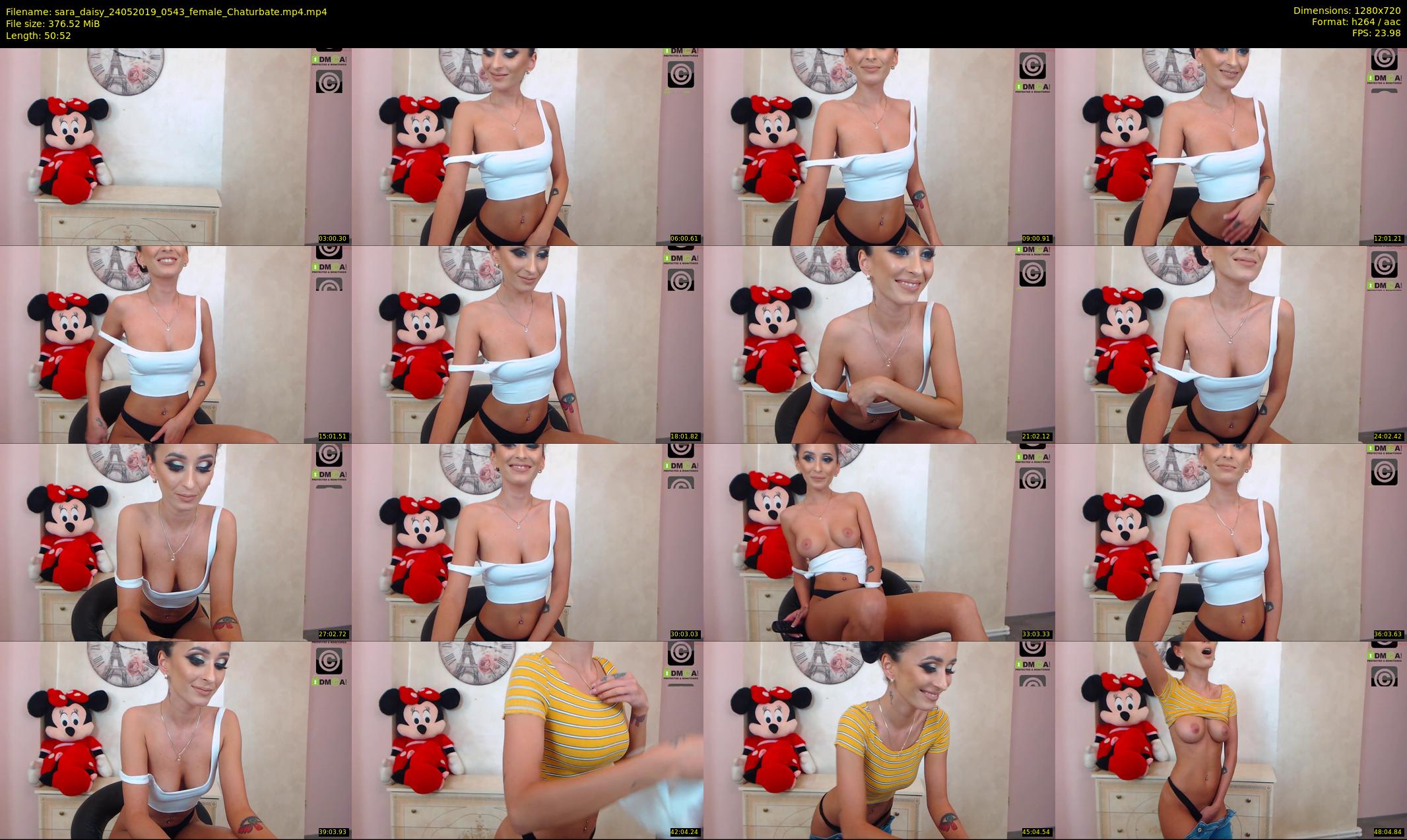 sara_daisy — 51 minute Chaturbate female cam show recording, 720p, May 24, 2019