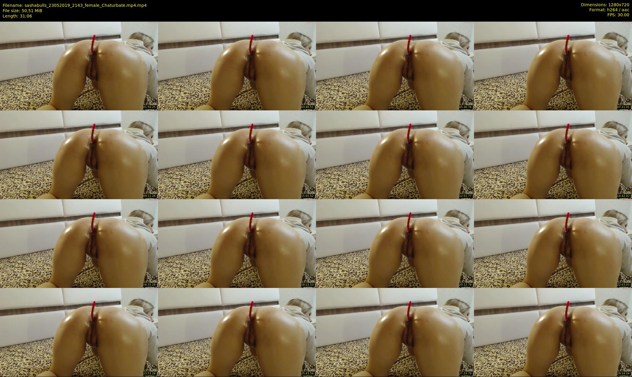 sashabulls — 32 minute Chaturbate couple cam show recording, 720p, May 23, 2019