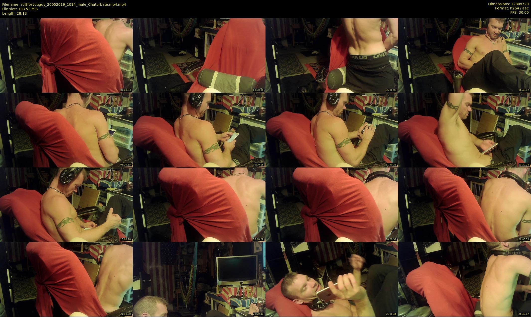 str8foryouguy — 29 minute Chaturbate male cam show recording, 720p, May 20, 2019